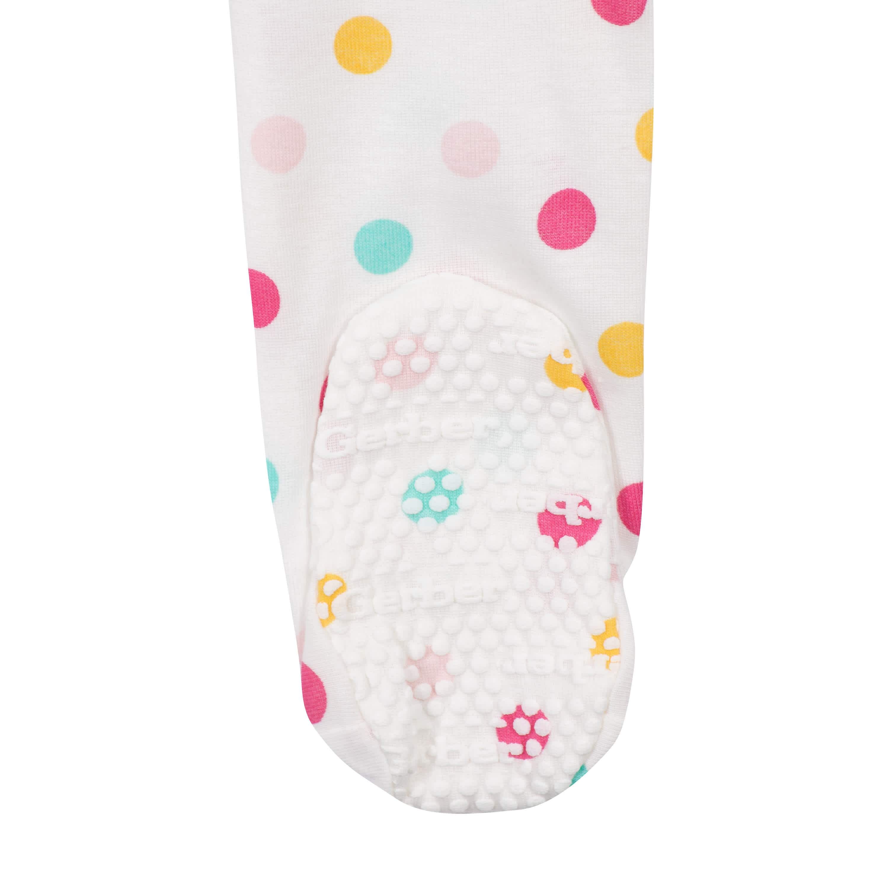 4-Pack Baby & Toddler Girls Unicorns & Cats Snug Fit Footed Cotton Pajamas - Image 11