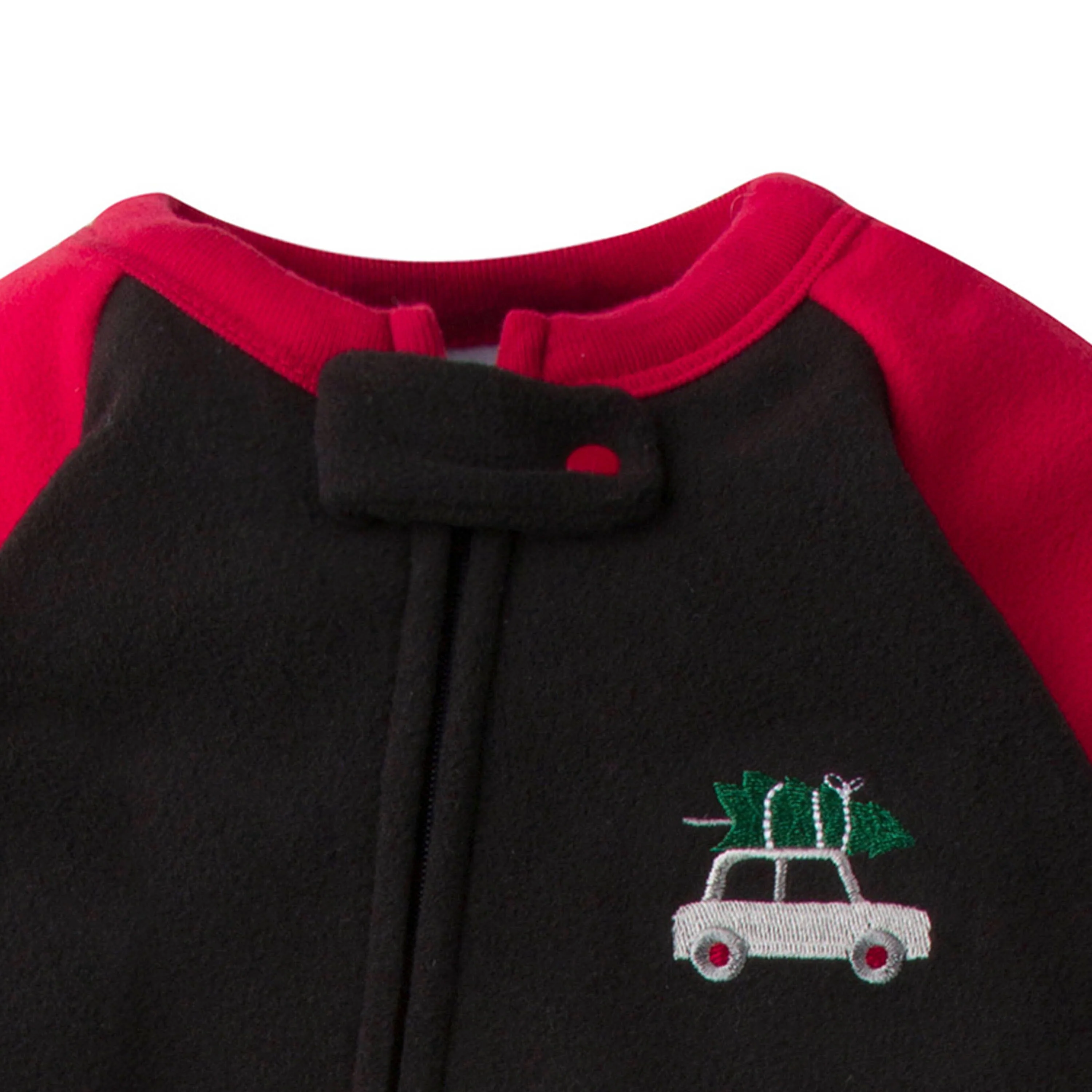 4-Pack Baby & Toddler Boys Fire Trucks & Plaid Fleece Pajamas - Image 9