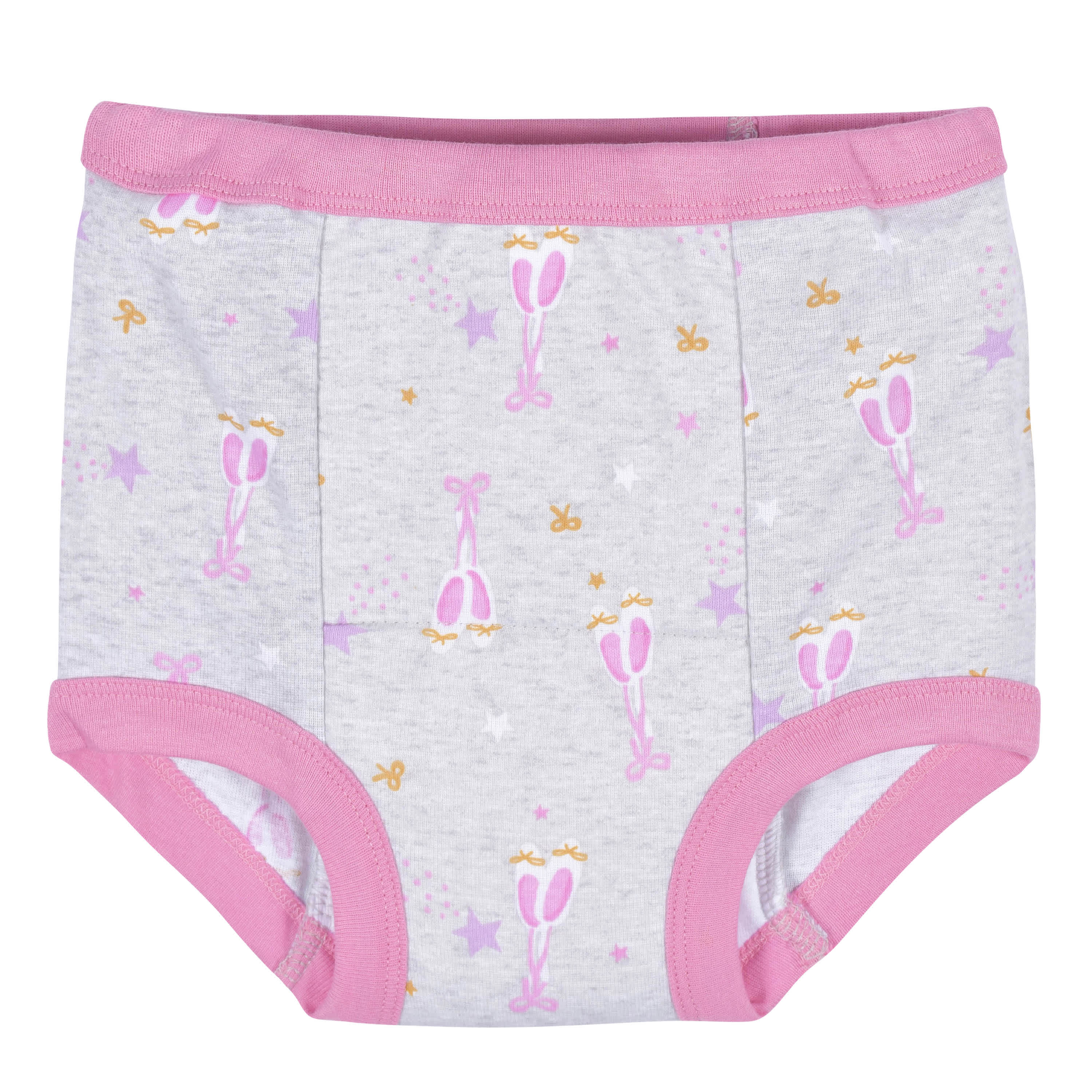 4-Pack Toddler Girls Ballerina Training Pants - Image 5