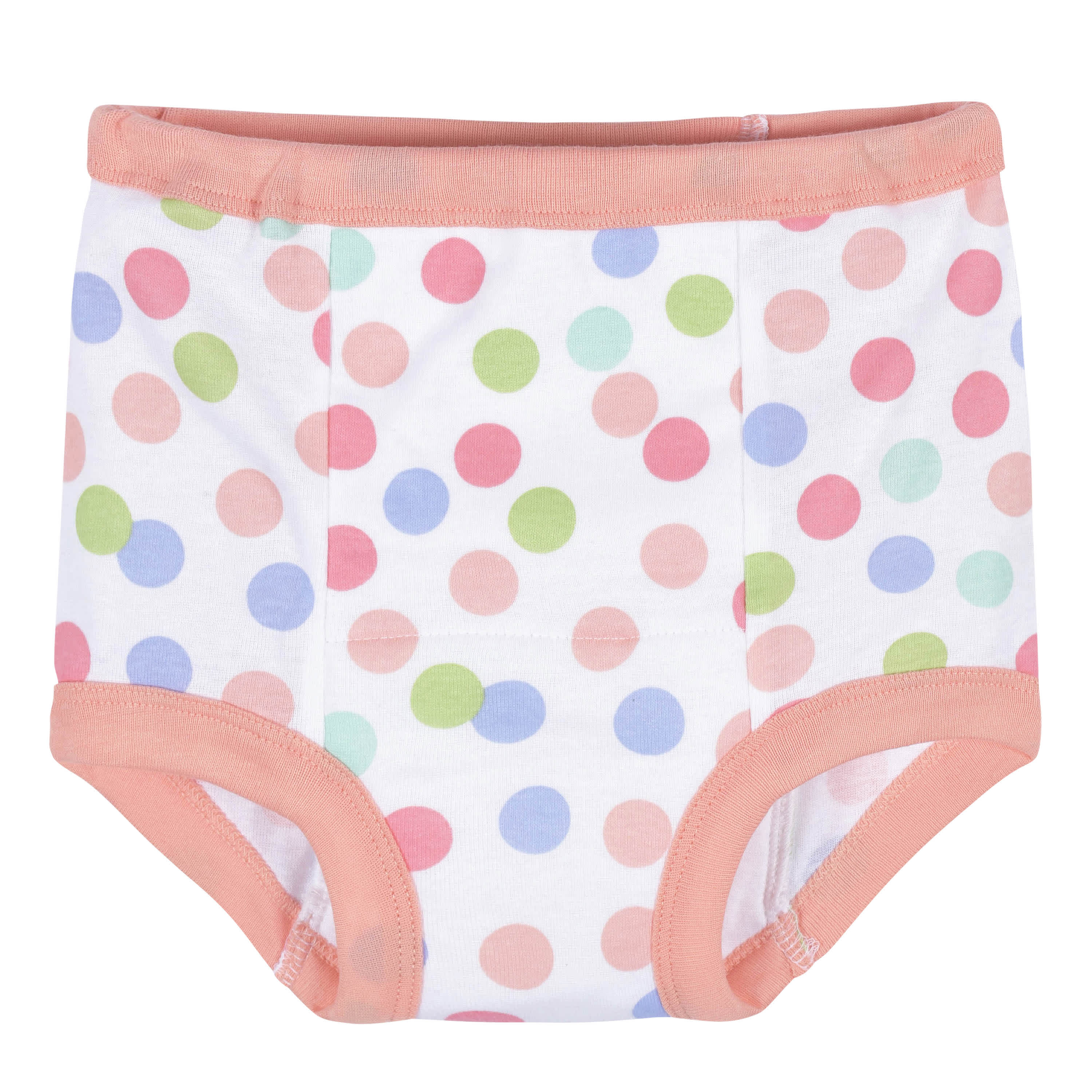 4-Pack Toddler Girls Unicorns & Dots Training Pants - Image 3