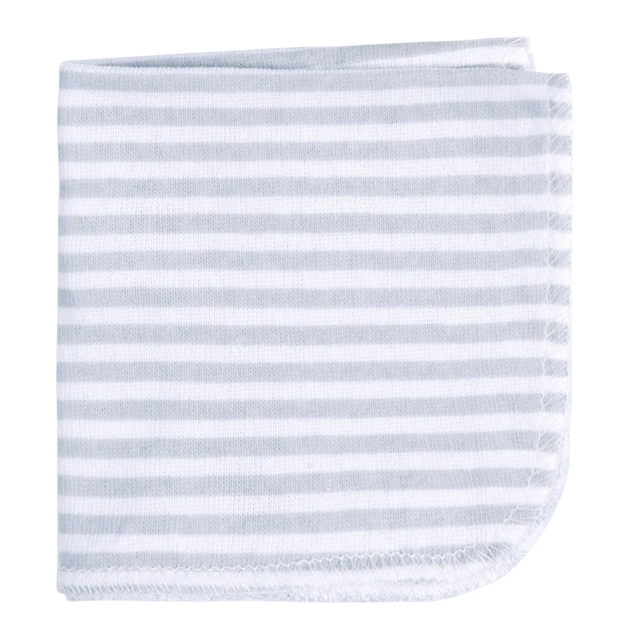 Embroidered 4-Piece Baby Neutral Zebra Towel & Washcloths - Image 6