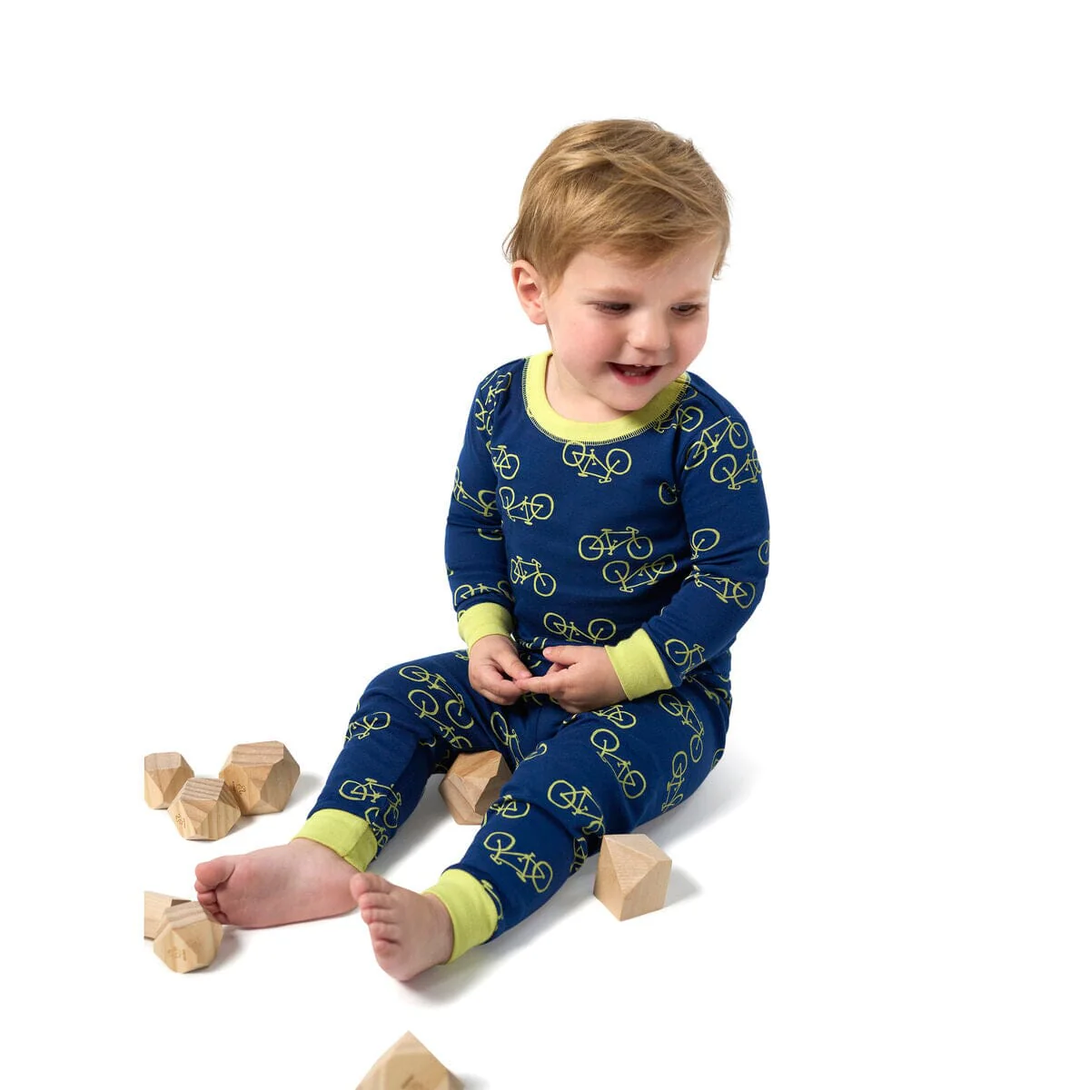 4-Piece Baby Boys Apples Pajamas Sets - Image 3
