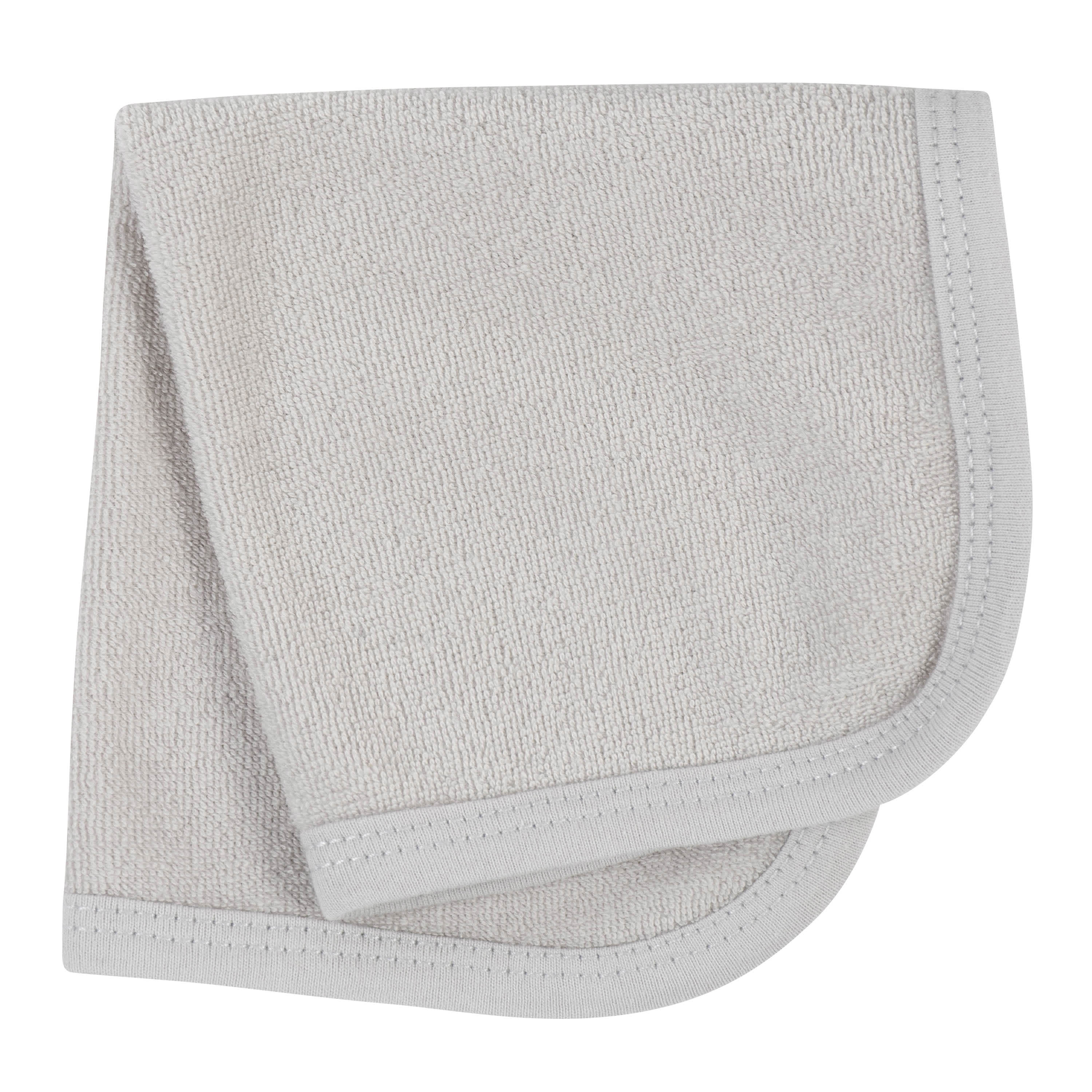4-Piece Boys Bear Hooded Towel and Washcloths Set - Image 6