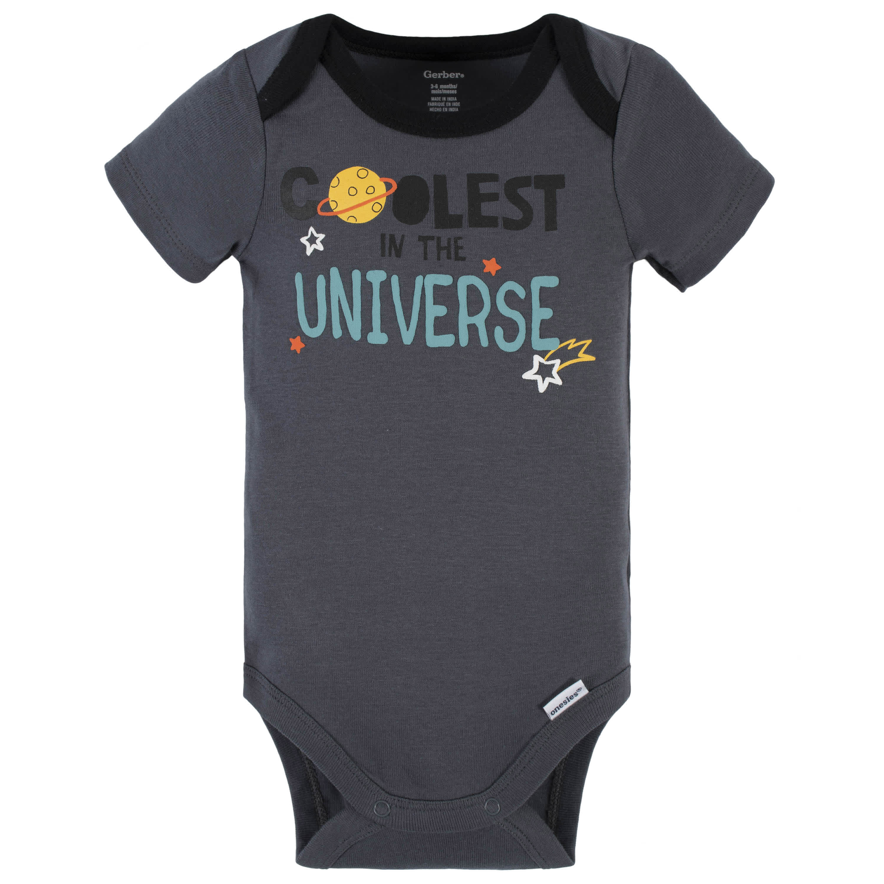 4-Piece Baby Boys Blast Off Onesies® Bodysuit, Tee, Shorts & Pant Set - Image 4