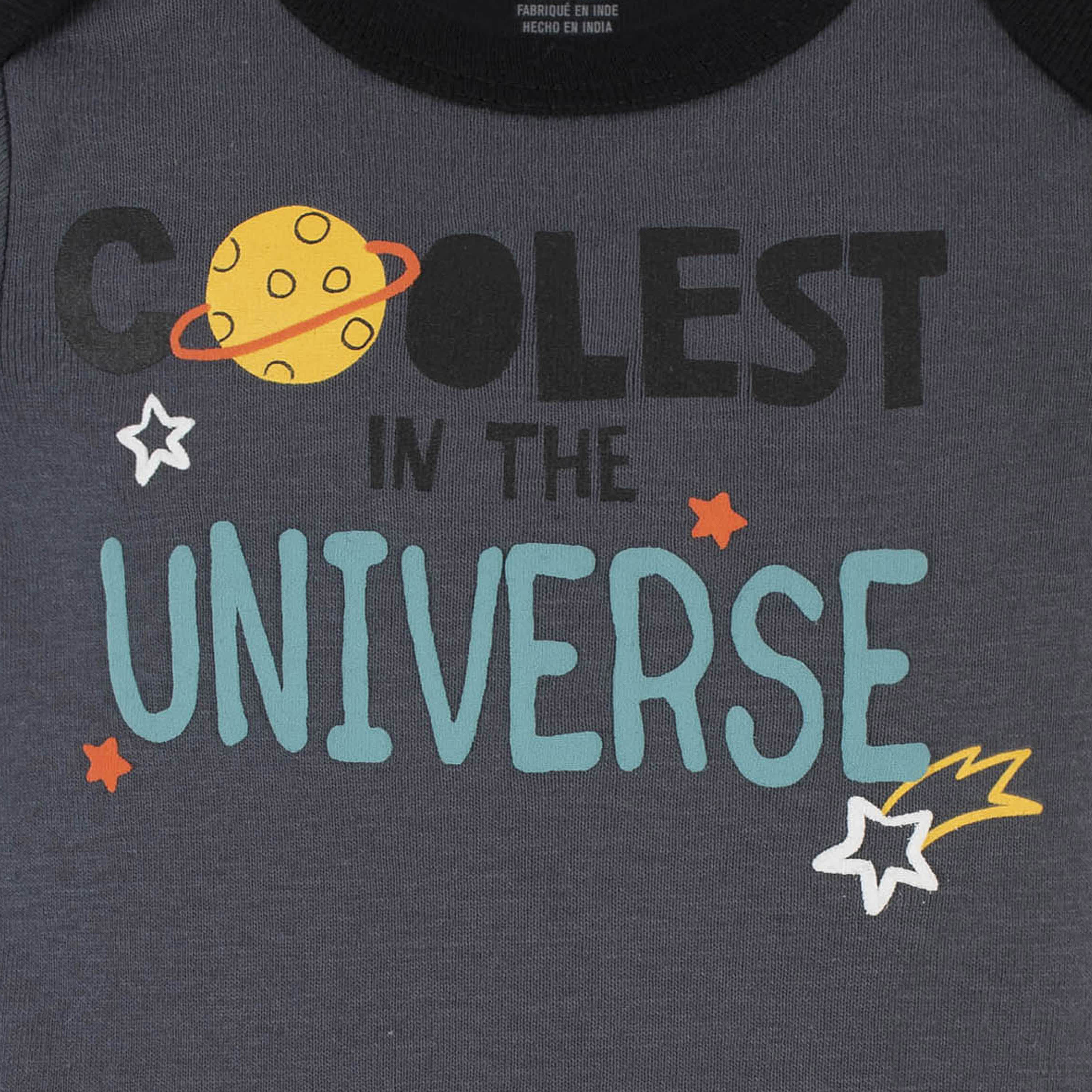 4-Piece Baby Boys Blast Off Onesies® Bodysuit, Tee, Shorts & Pant Set - Image 5