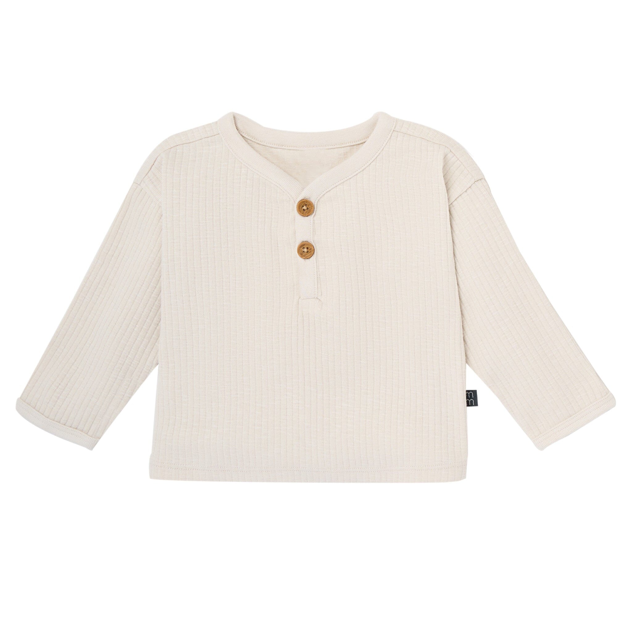 4-Piece Baby Boys Acorns Henley Tops and Pants Set - Image 8