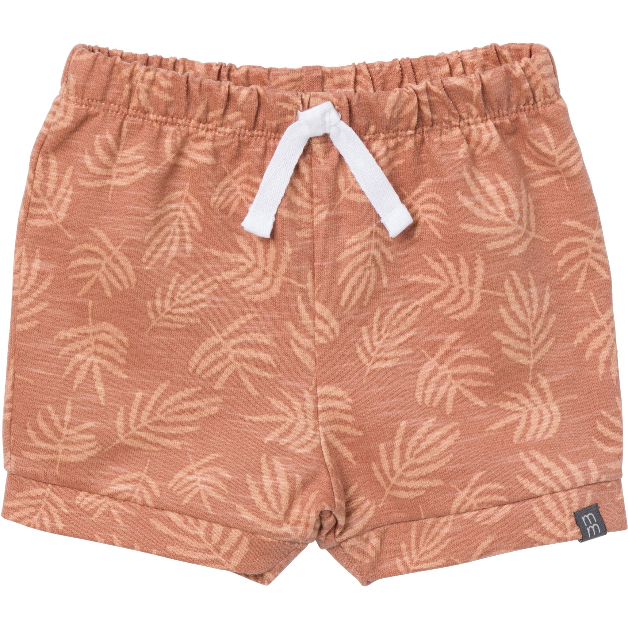 4-Piece Baby Boys Brown/ Med Grey Heather Bodysuit and Short Set - Image 4