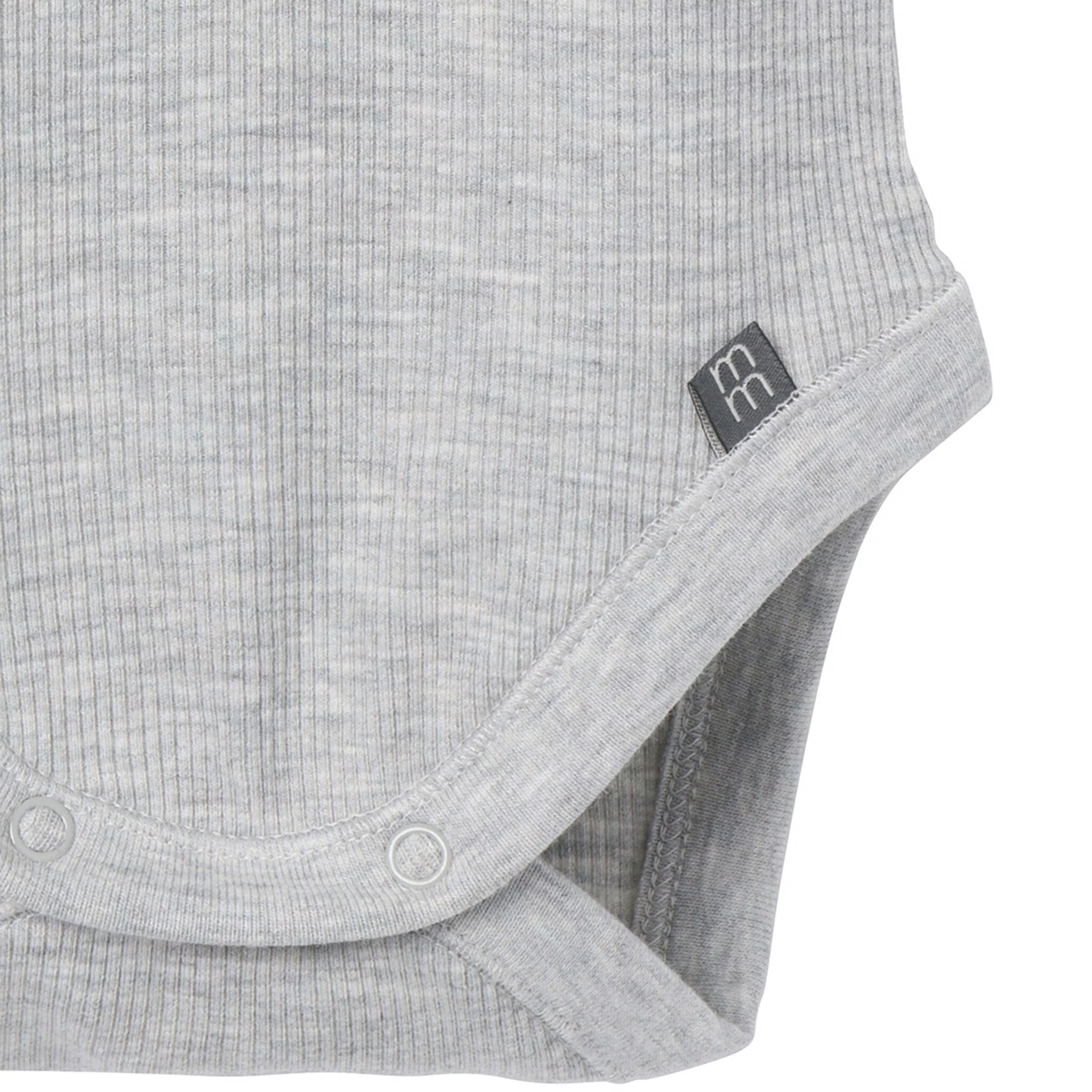 4-Piece Baby Boys Brown/ Med Grey Heather Bodysuit and Short Set - Image 7