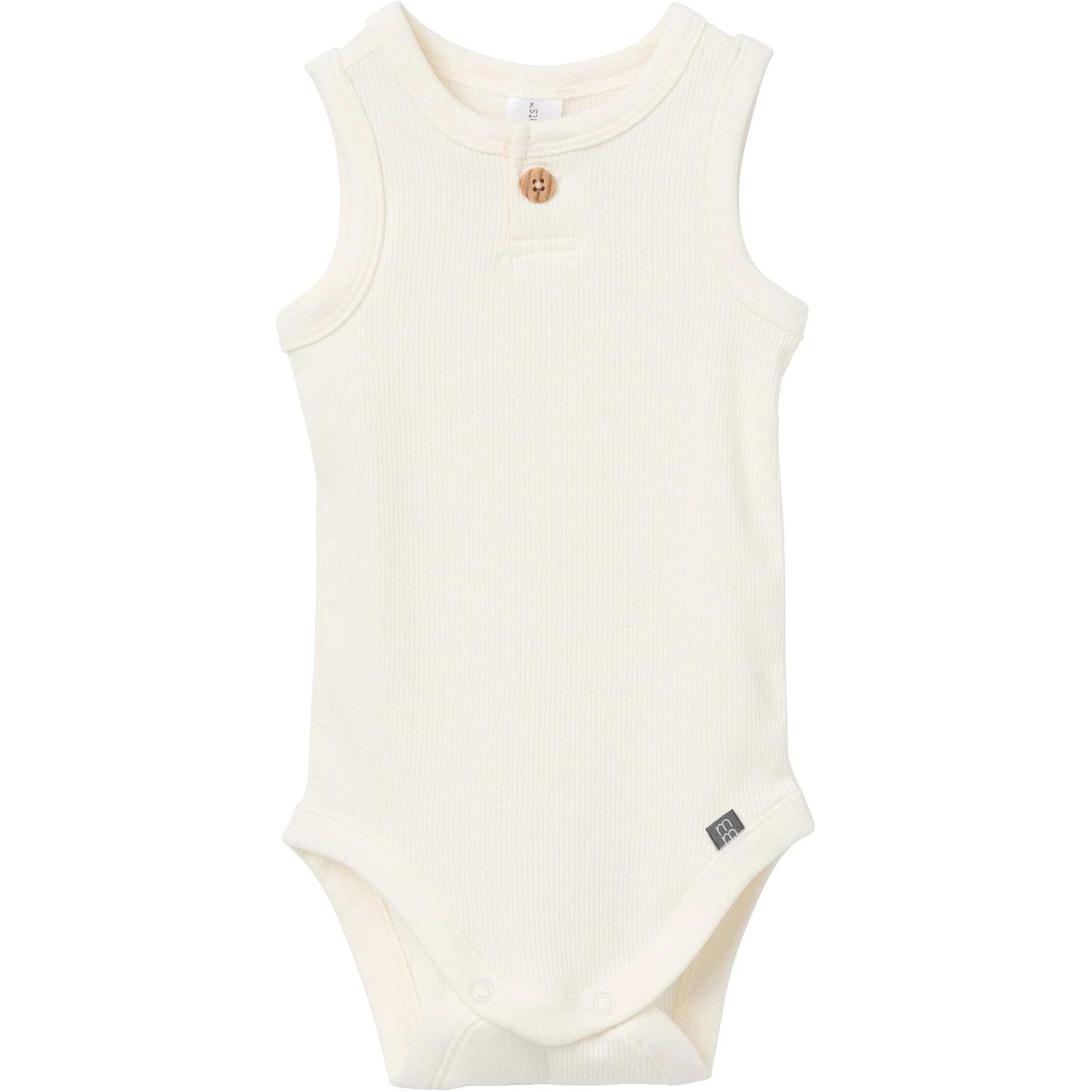 4-Piece Baby Boys Cream & Teal Bodysuits and Shorts Set - Image 2