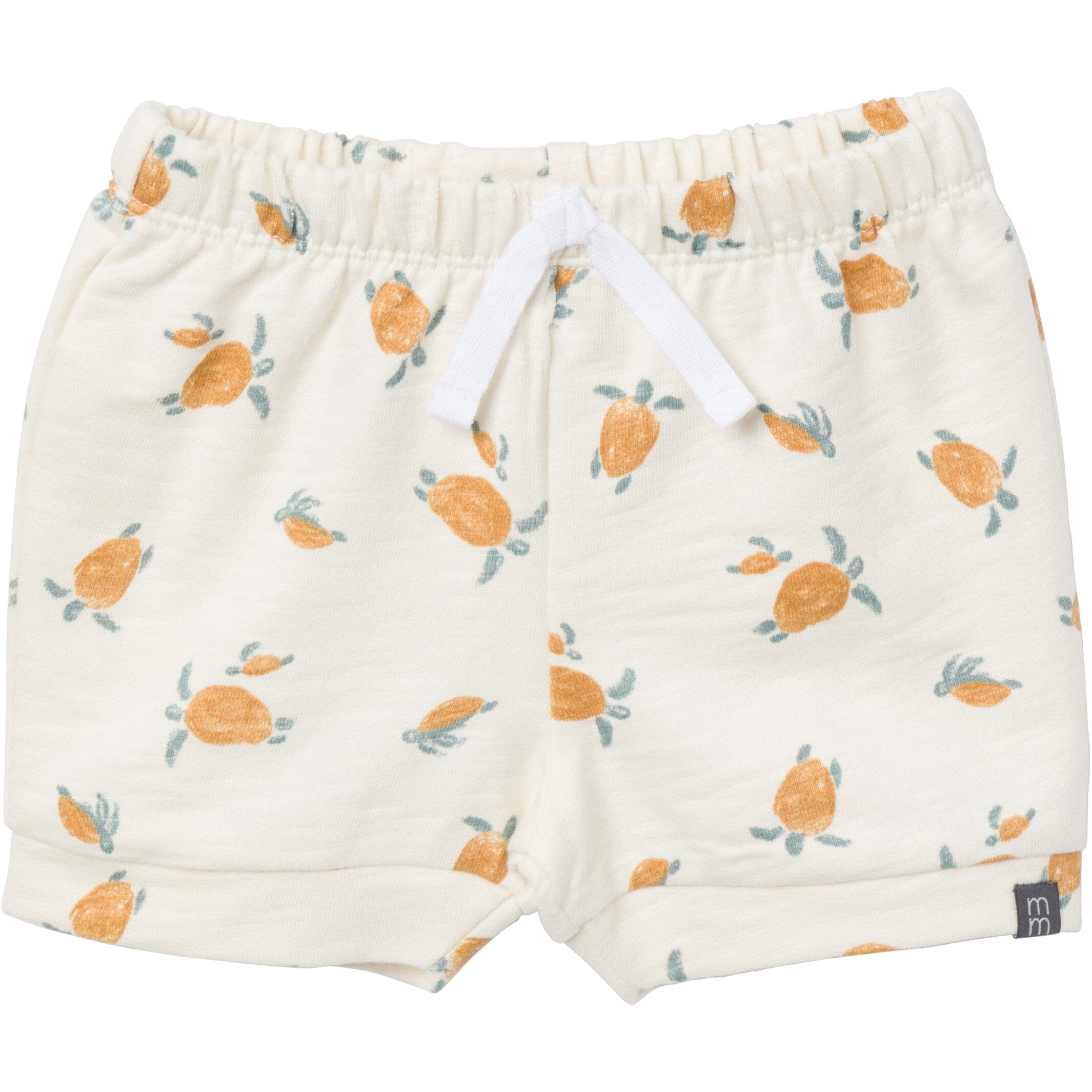4-Piece Baby Boys Cream & Teal Bodysuits and Shorts Set - Image 6