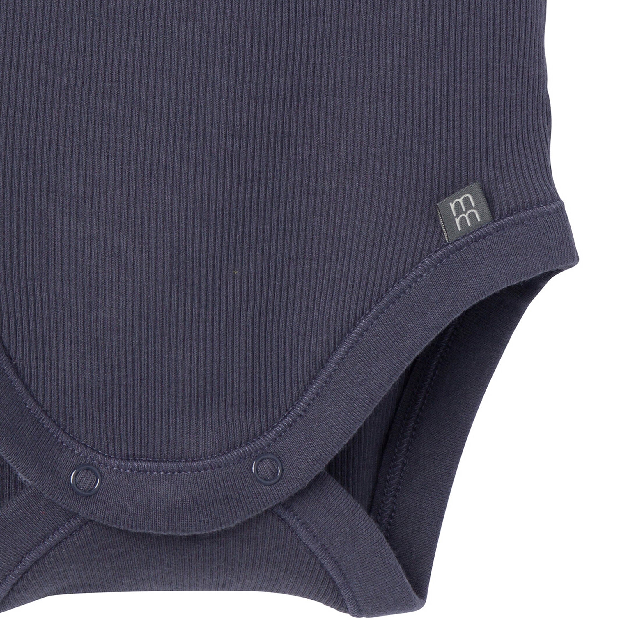 4-Piece Baby Boys Green & Navy Bodysuits and Shorts Set - Image 5