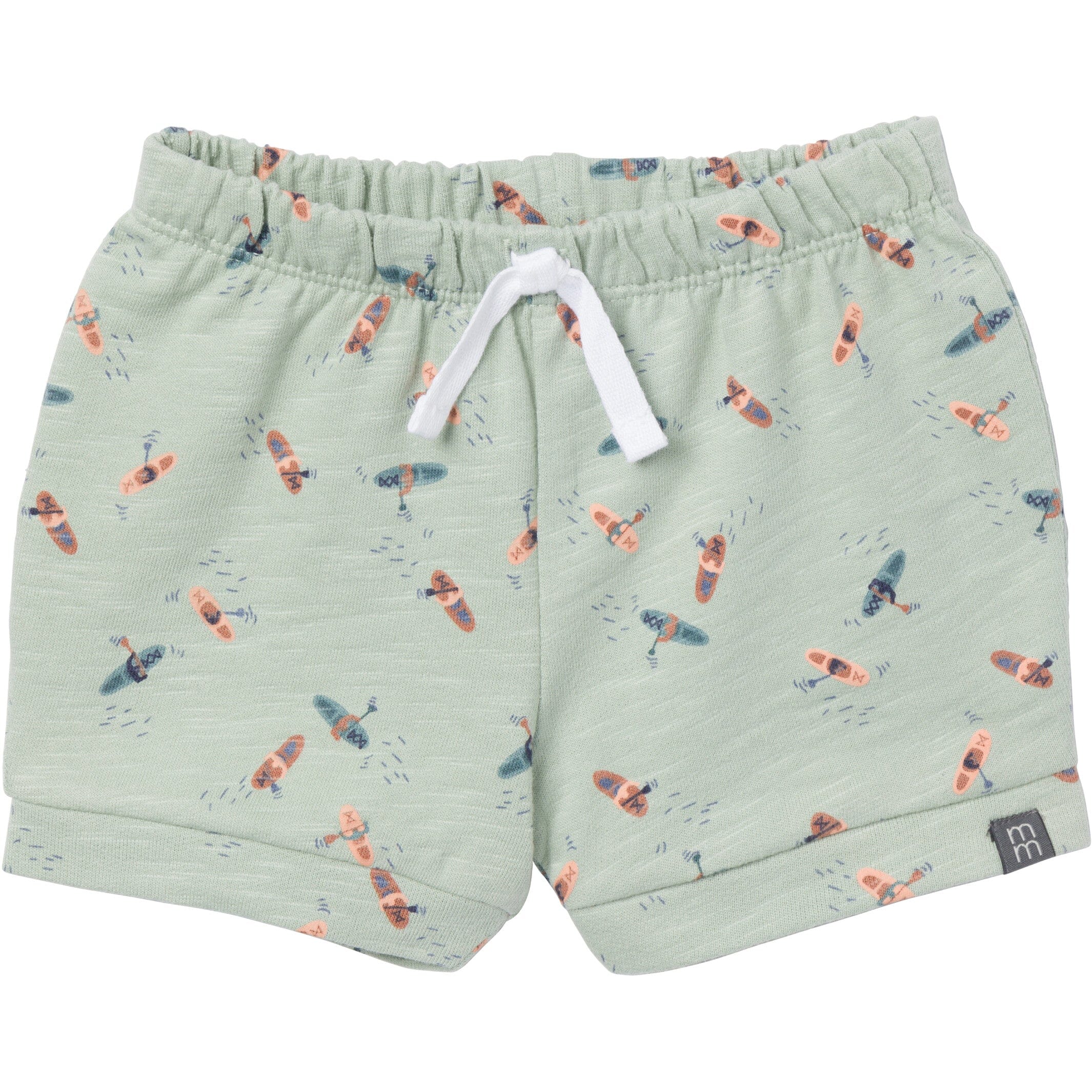 4-Piece Baby Boys Green & Navy Bodysuits and Shorts Set - Image 6