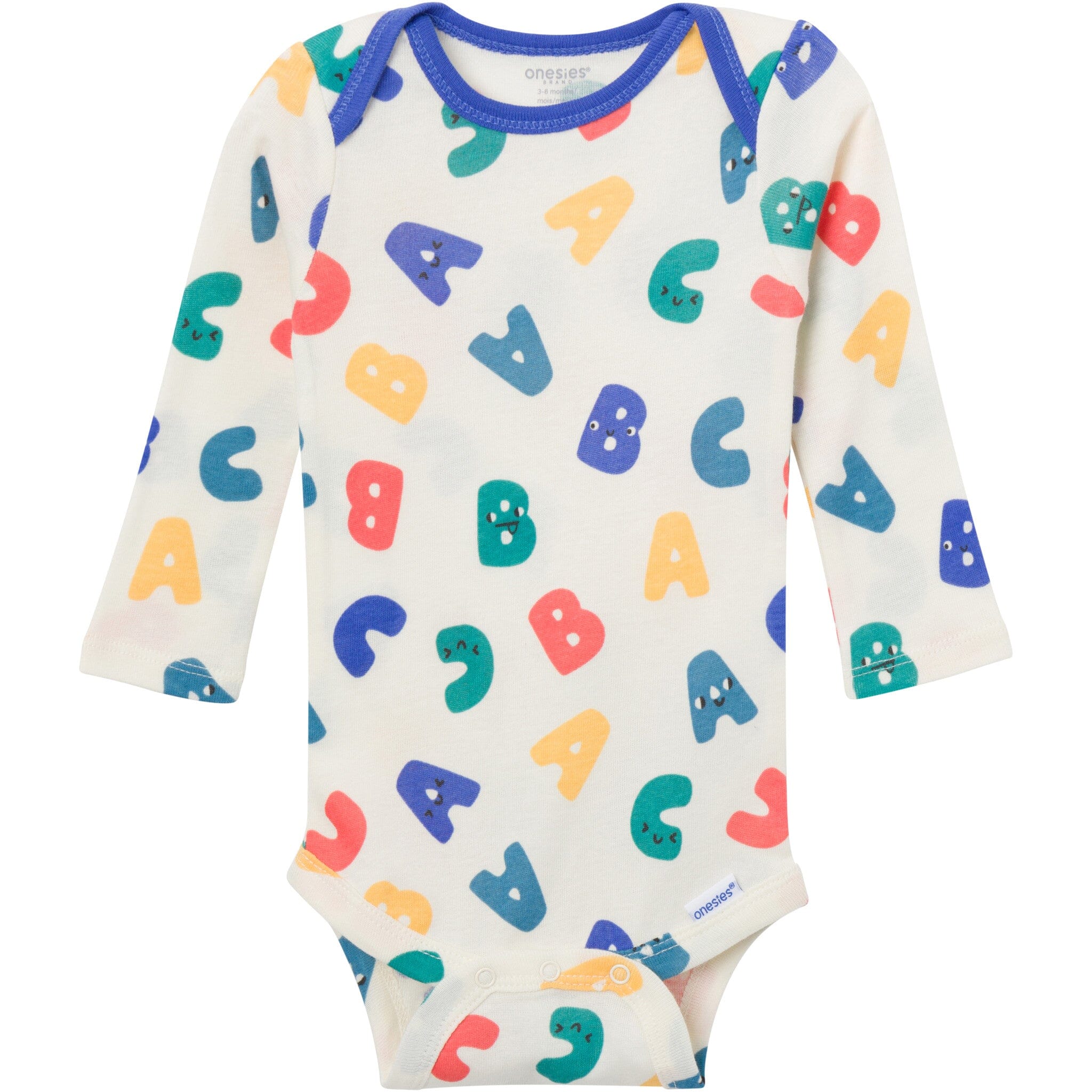 4-Piece Baby Boys Happy Letters Onesies® Bodysuits and Pants - Image 3