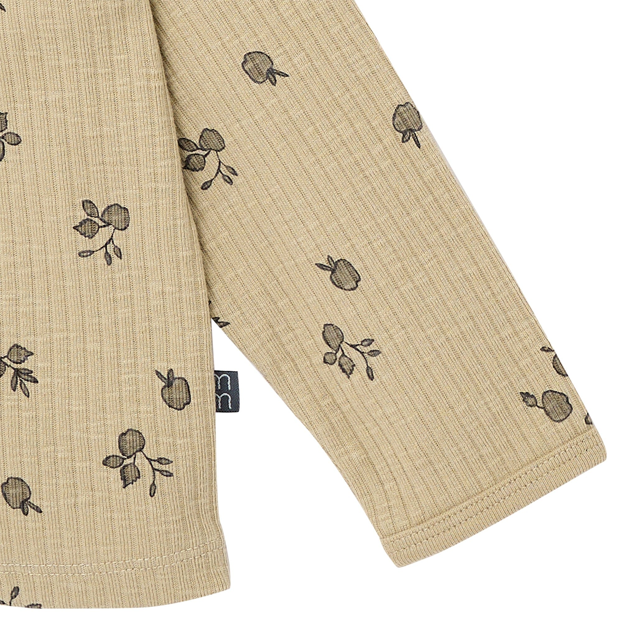 4-Piece Baby Boys Apples Henley Tops and Pants Set - Image 4