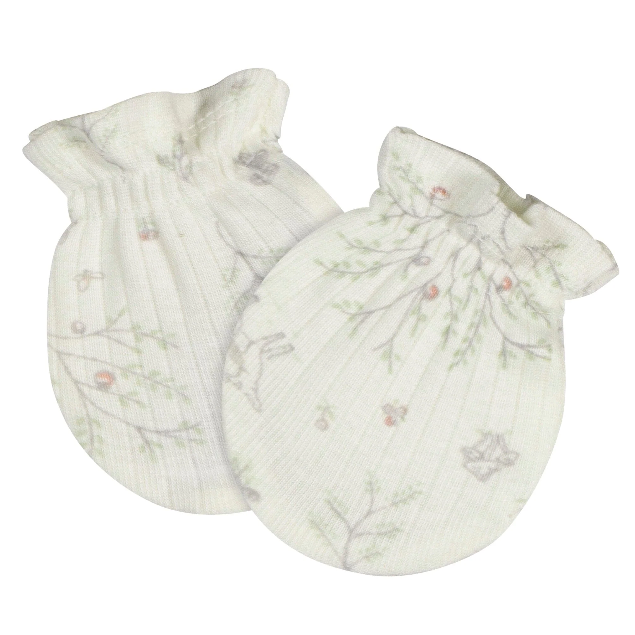 4-Piece Baby Girls Deer Cap and Mitten Set - Image 3