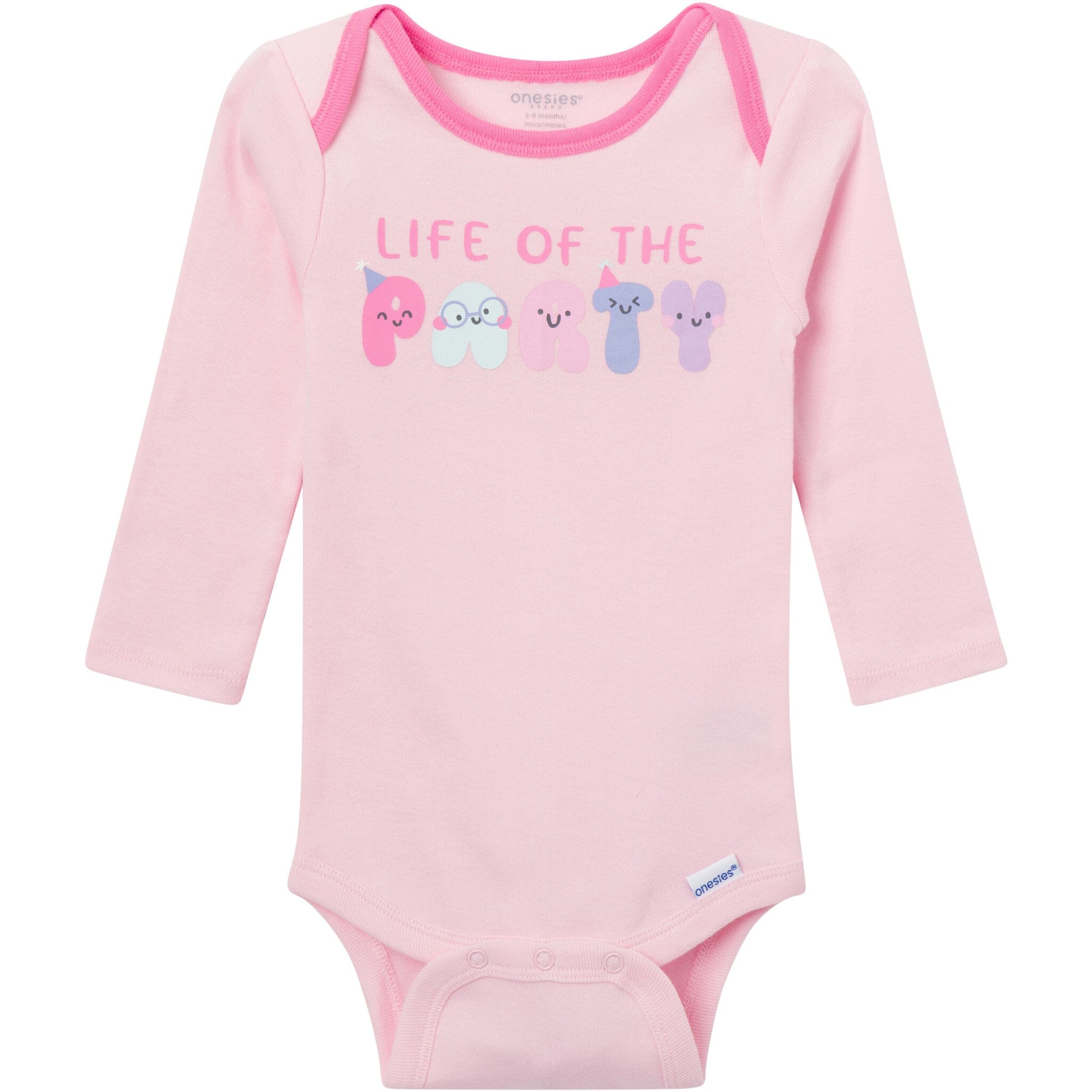 4-Piece Baby Girls Party Rainbow Onesies® Bodysuits and Pants - Image 4