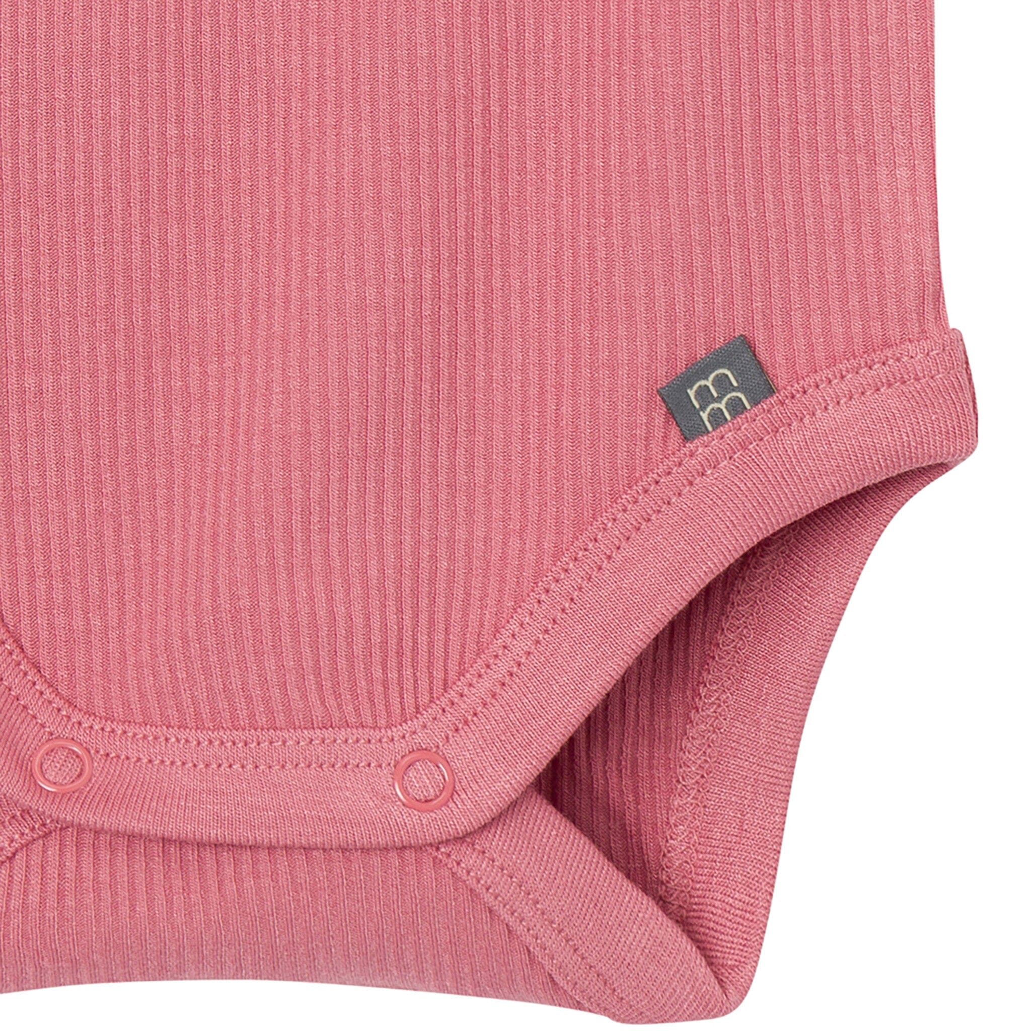 4-Piece Baby Girls Pink Flower Bodysuits and Pants Viscose Set - Image 9