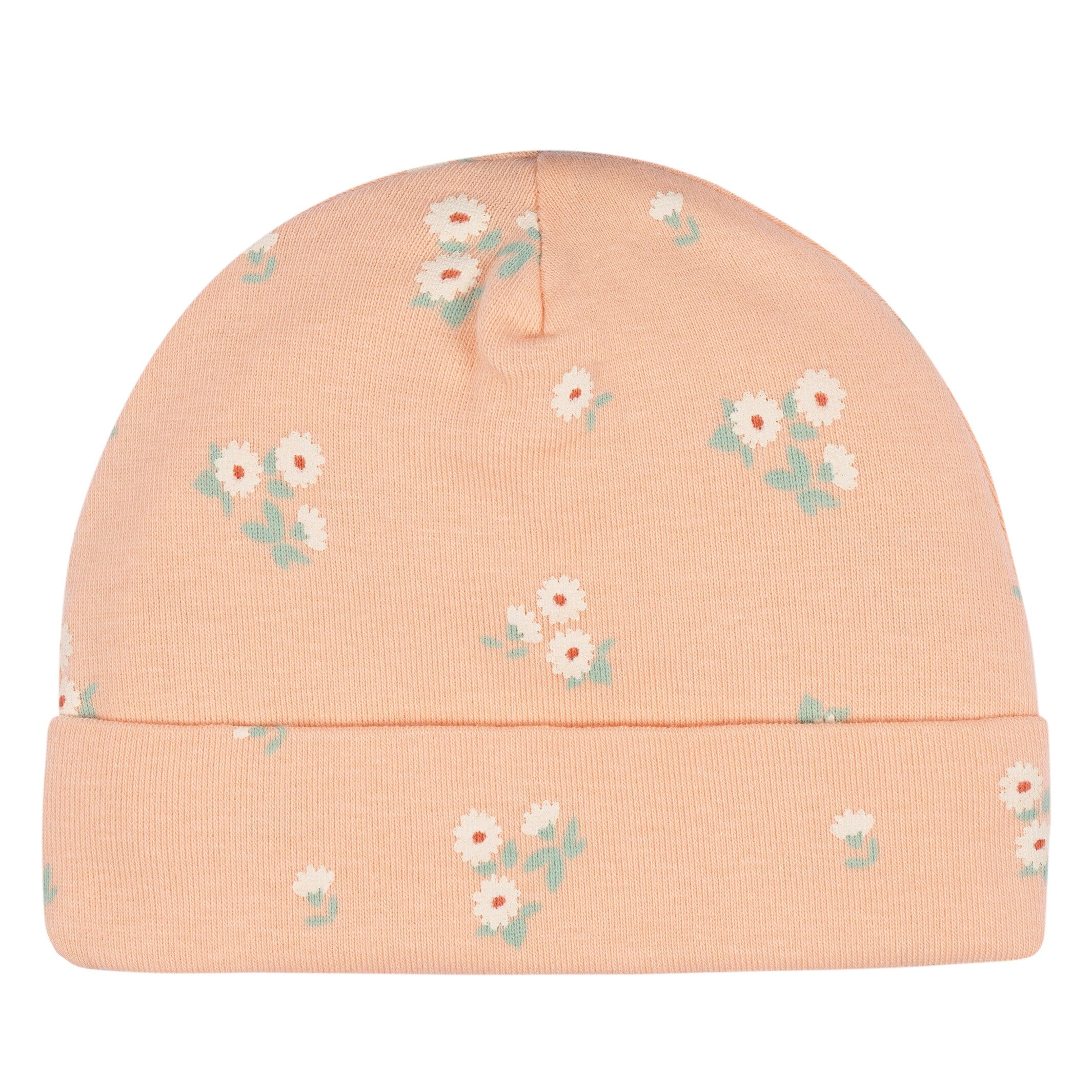 4-Piece Baby Girls Wildflower Cap & Mitten Set - Image 4