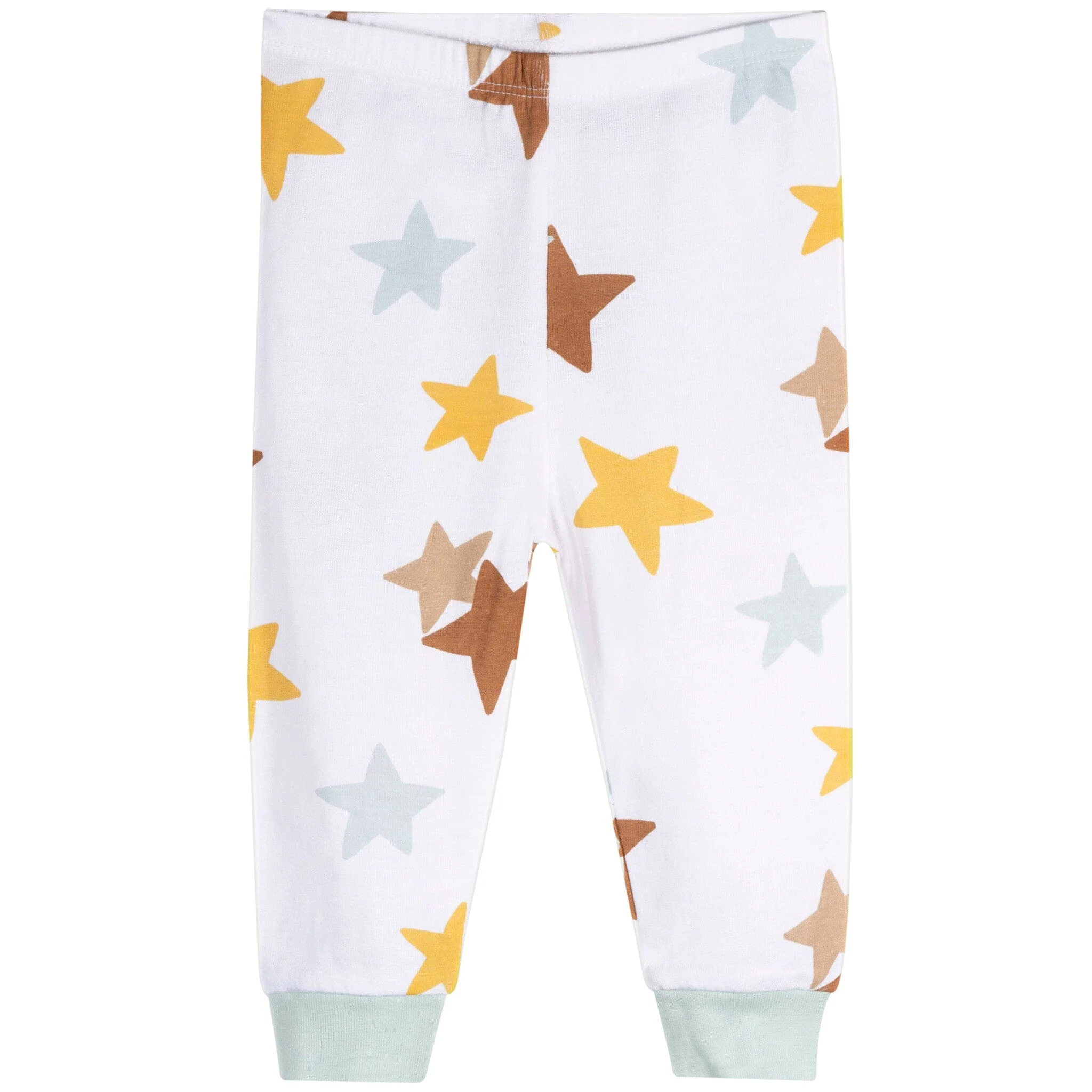 4-Piece Baby Neutral Dogs Pajamas Sets - Image 3