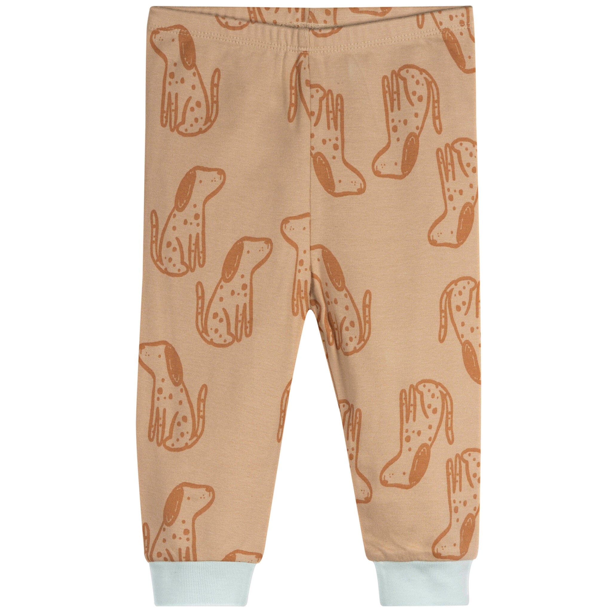 4-Piece Baby Neutral Dogs Pajamas Sets - Image 5