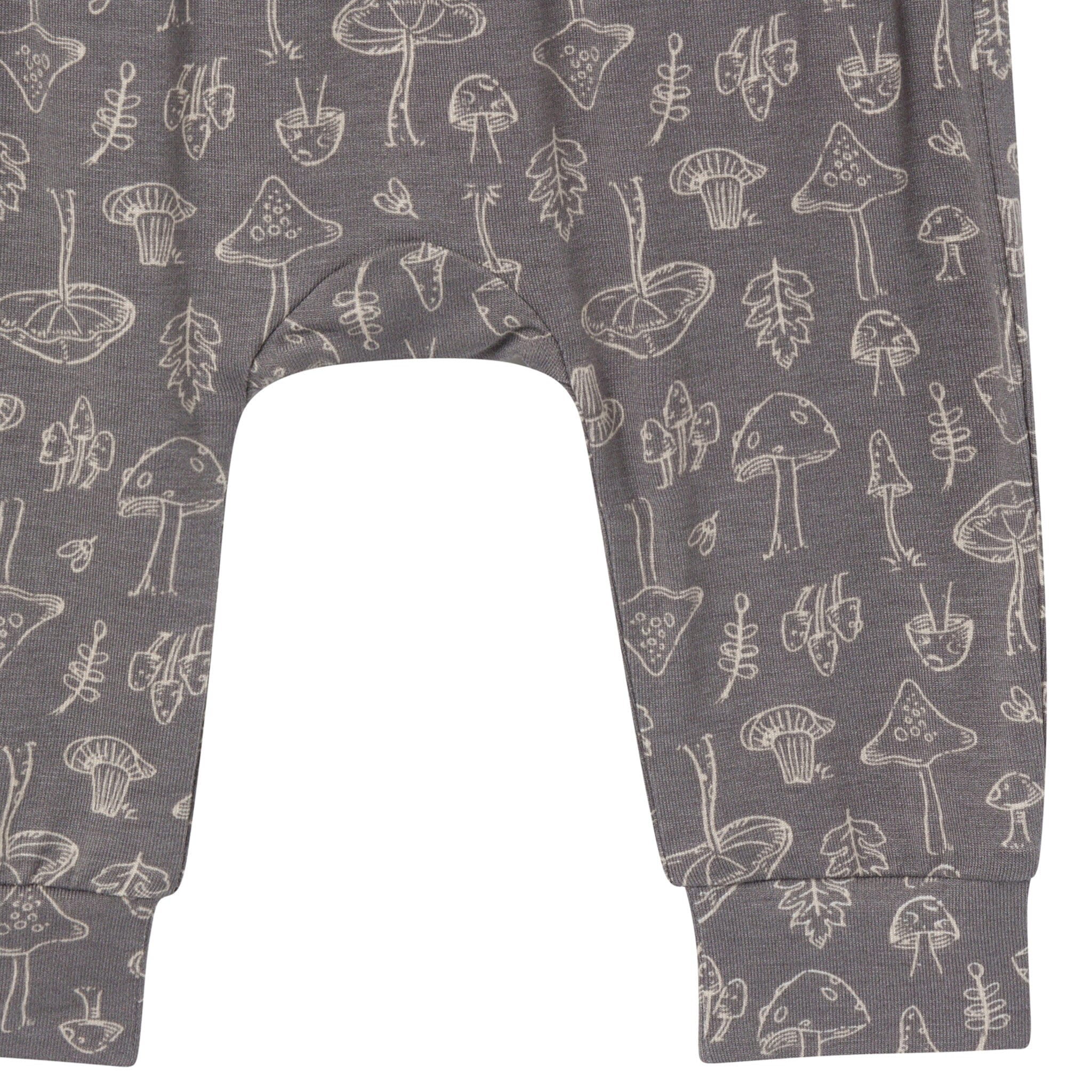 4-Piece Baby Neutral Gray Viscose Bodysuits and Pants Set - Image 10