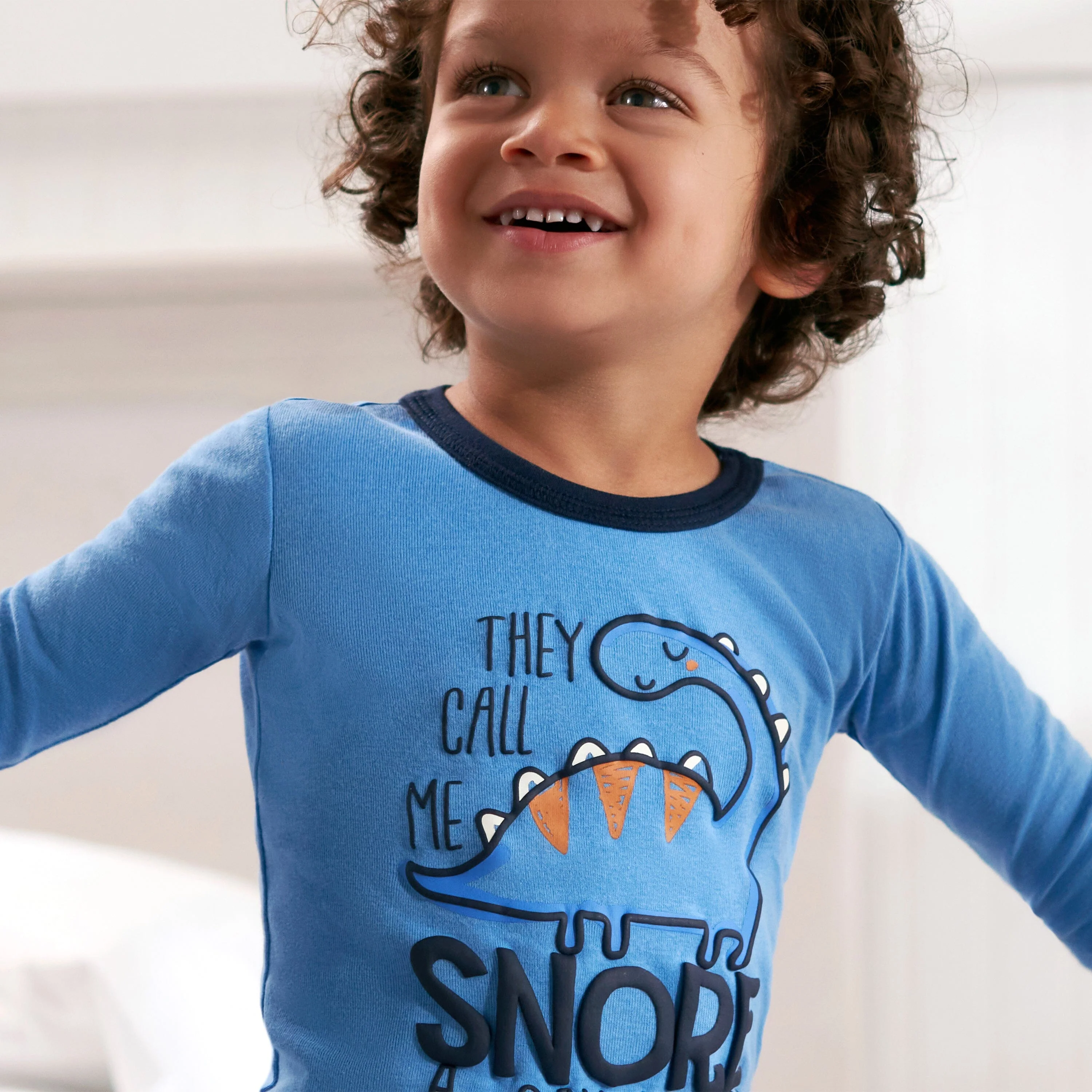 4-Piece Infant & Toddler Boys Dino Snug Fit Cotton Pajamas - Image 4