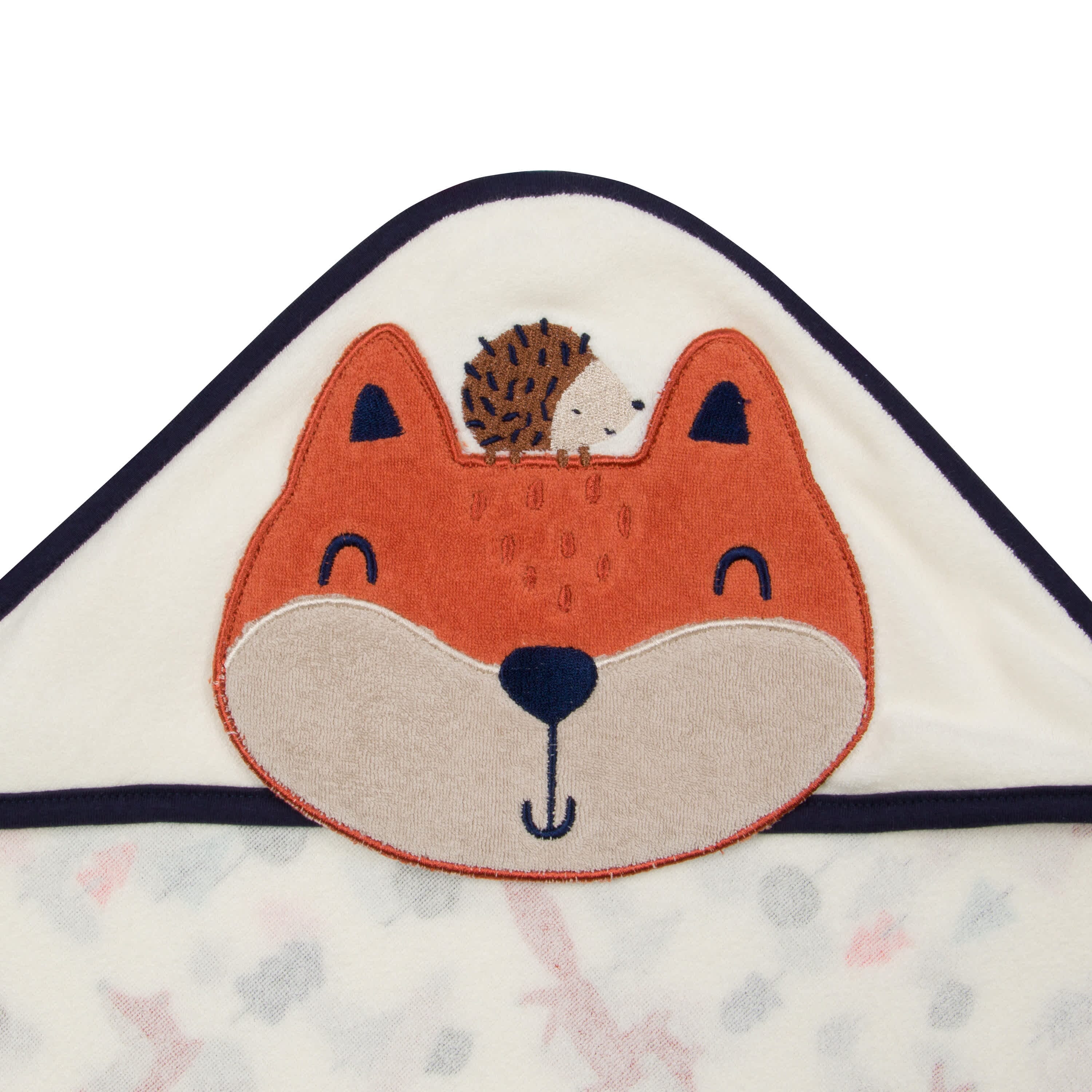 4-Piece Baby Boys Fox Hooded Towel & Washcloth Set - Image 2