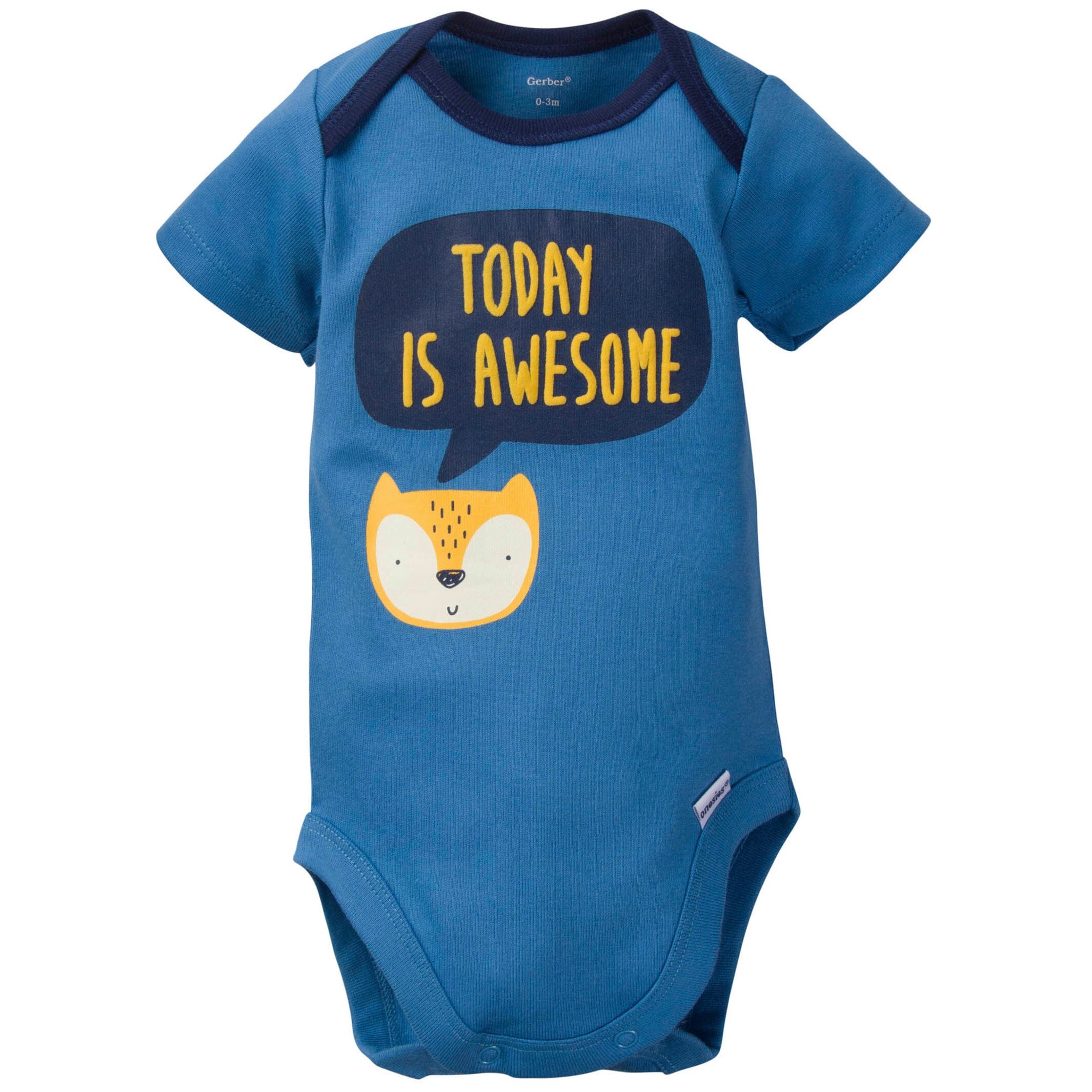 4-Piece Baby Boys Fox Sleep 'N Play, Onesie®, Pant, Cap Set - Image 3