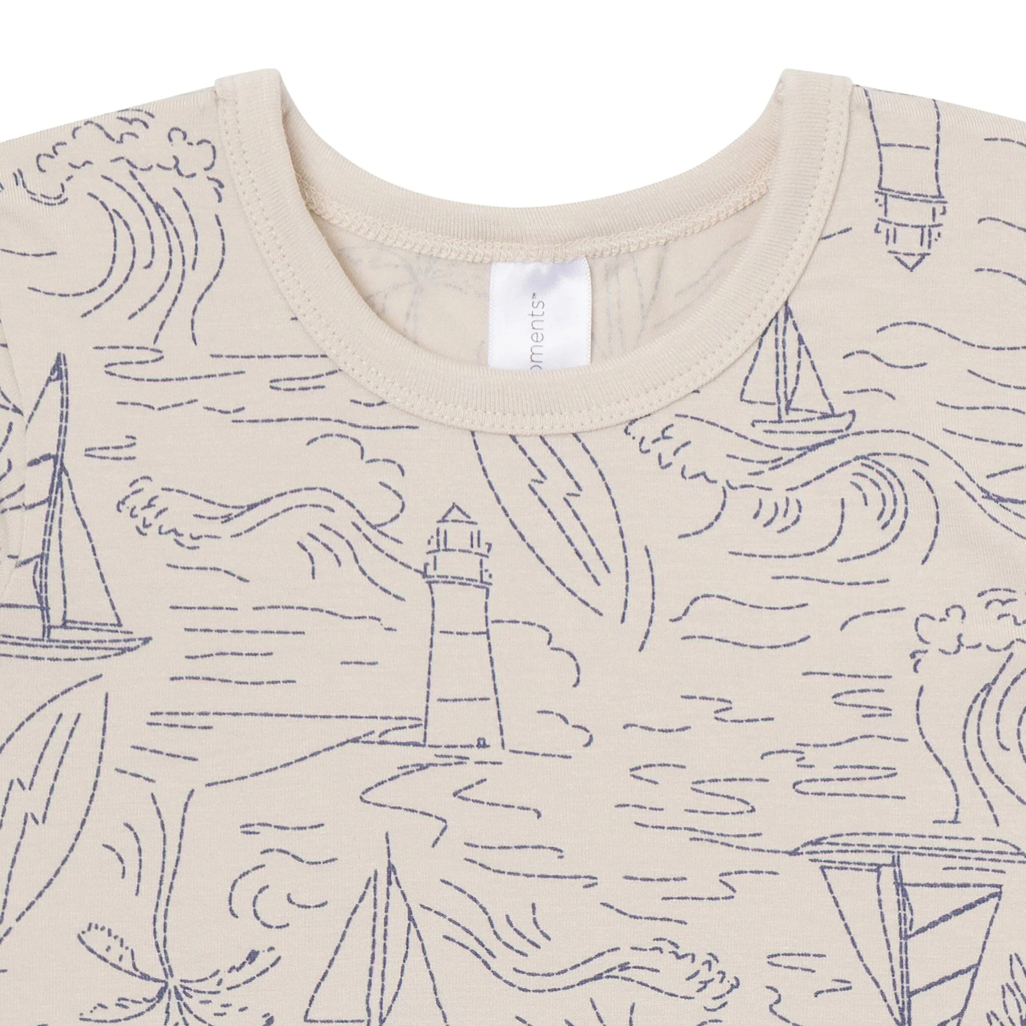 4-Piece Boys Maine Coast Viscose Snug Fit Pajama Set - Image 3