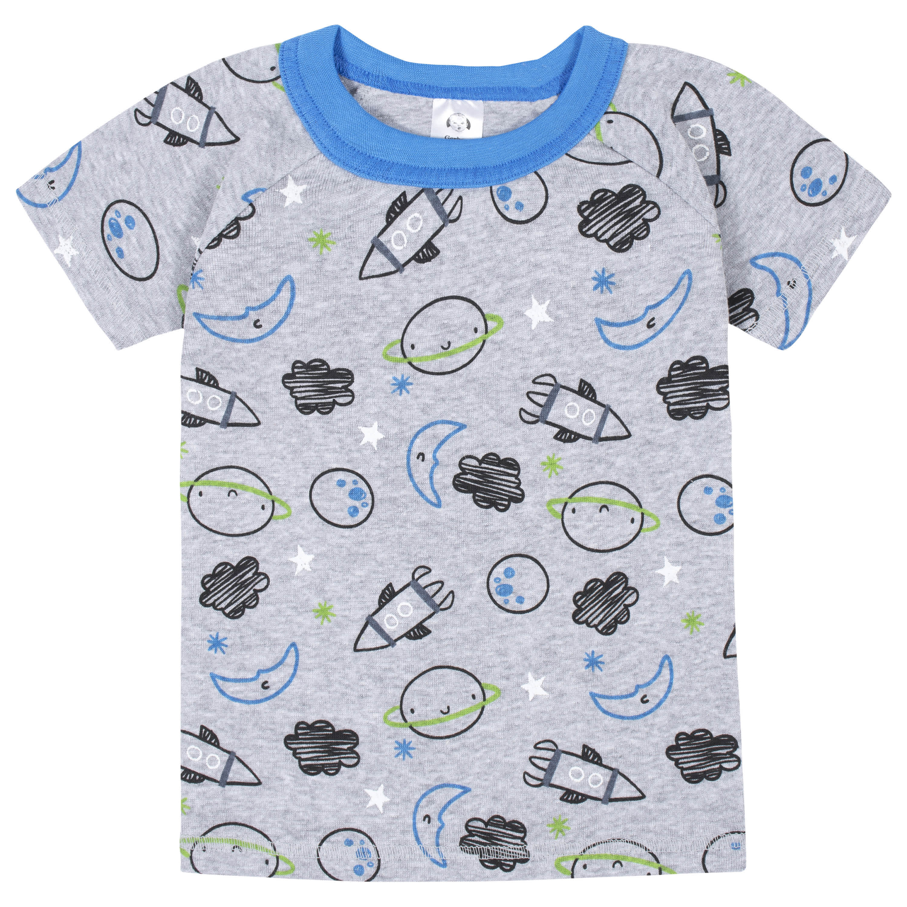4-Piece Infant & Toddler Boys Space Snug Fit Cotton Pajamas - Image 4