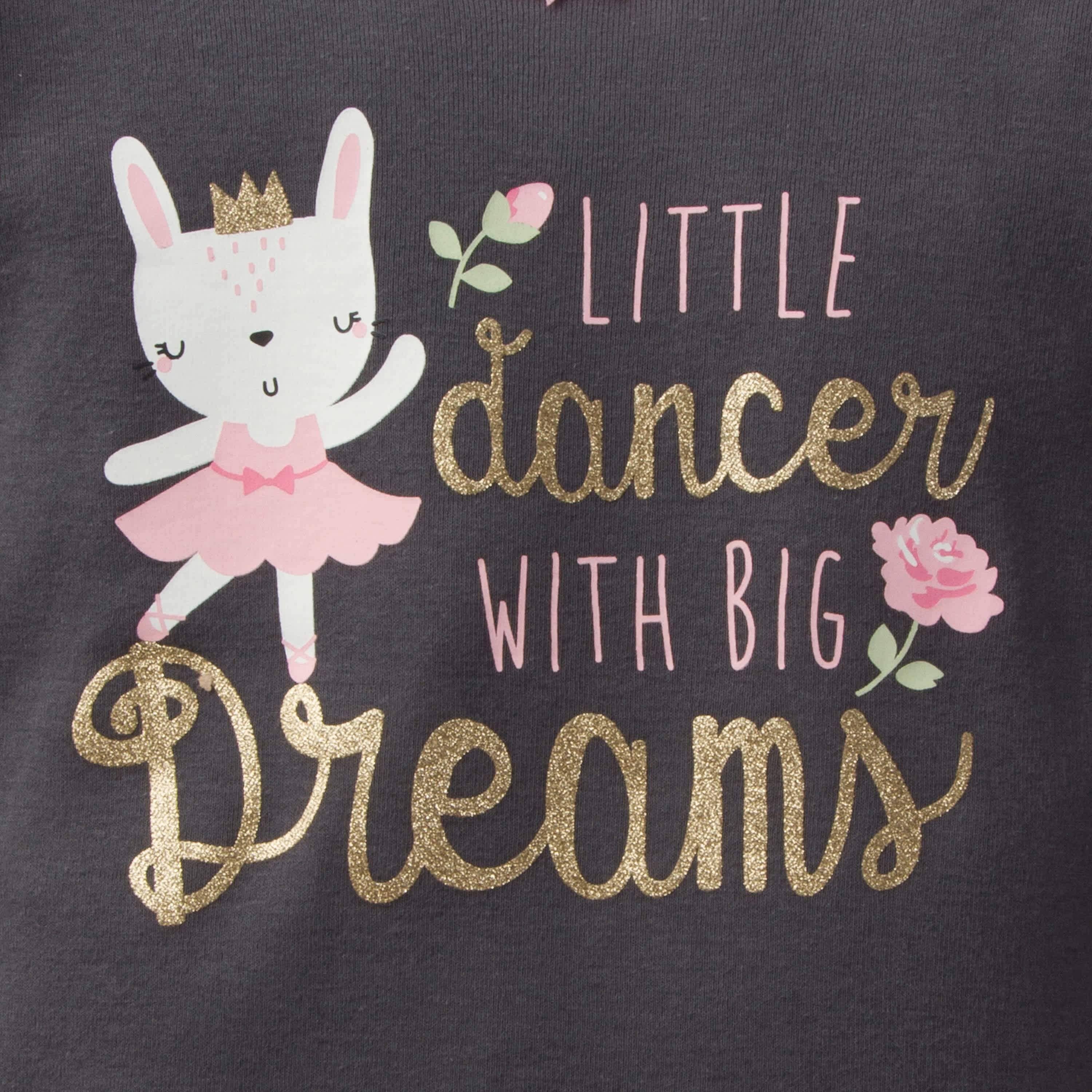 4-Piece Infant & Toddler Girls Bunny Snug Fit Cotton Pajamas, 12M - Image 2