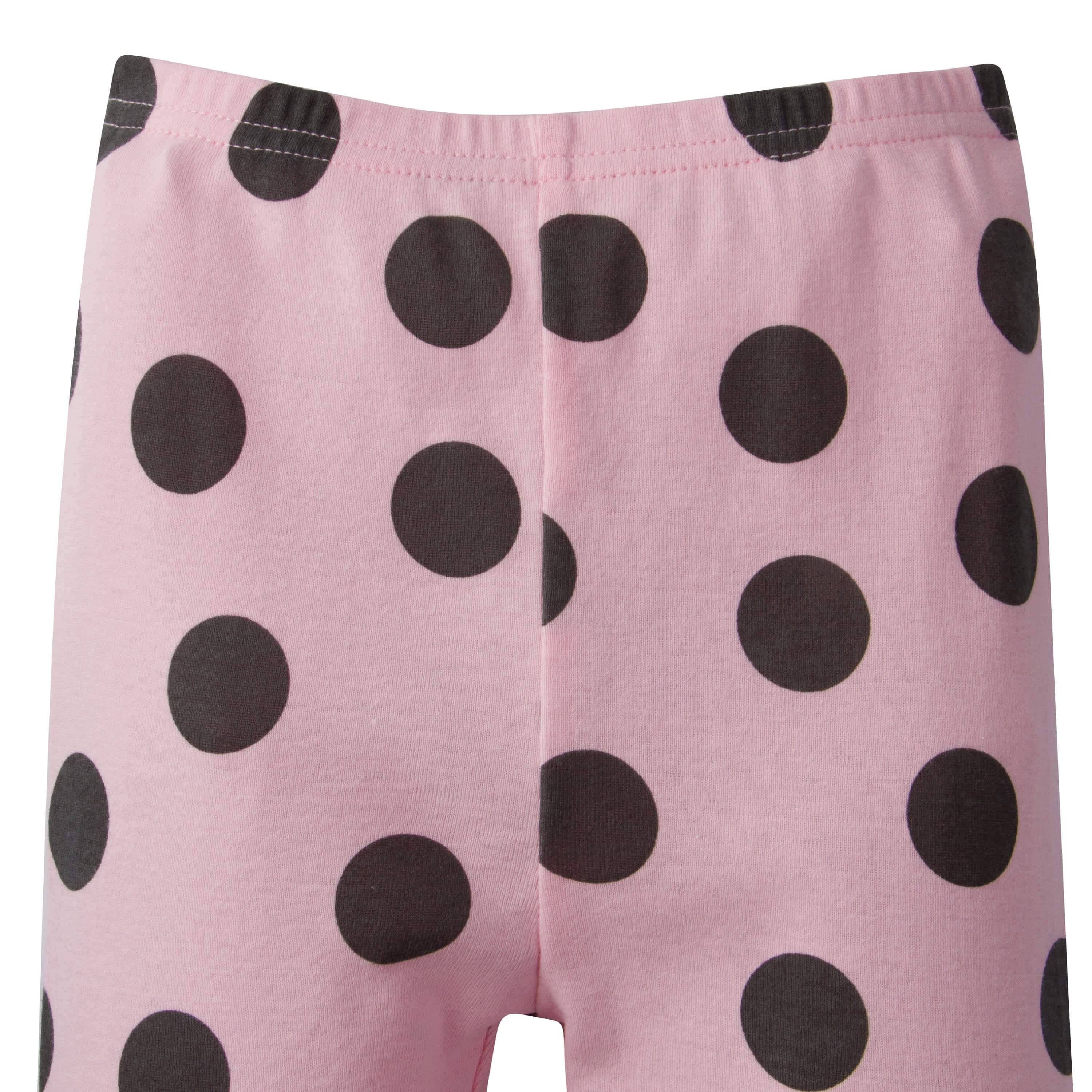 4-Piece Infant & Toddler Girls Bunny Snug Fit Cotton Pajamas, 12M - Image 3