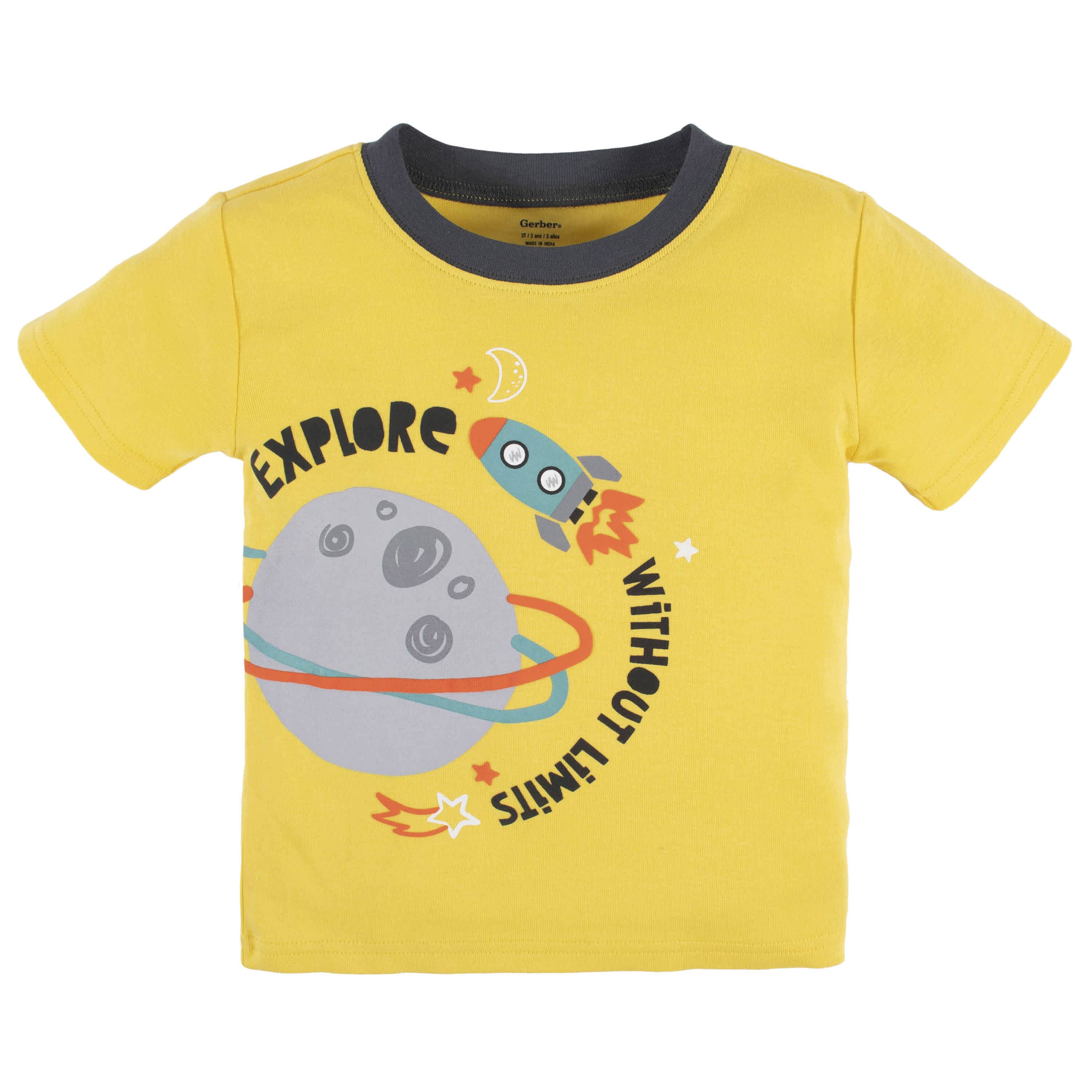 4-Piece Infant & Toddler Boys Blast Off Tees, Shorts & Pants Set - Image 2