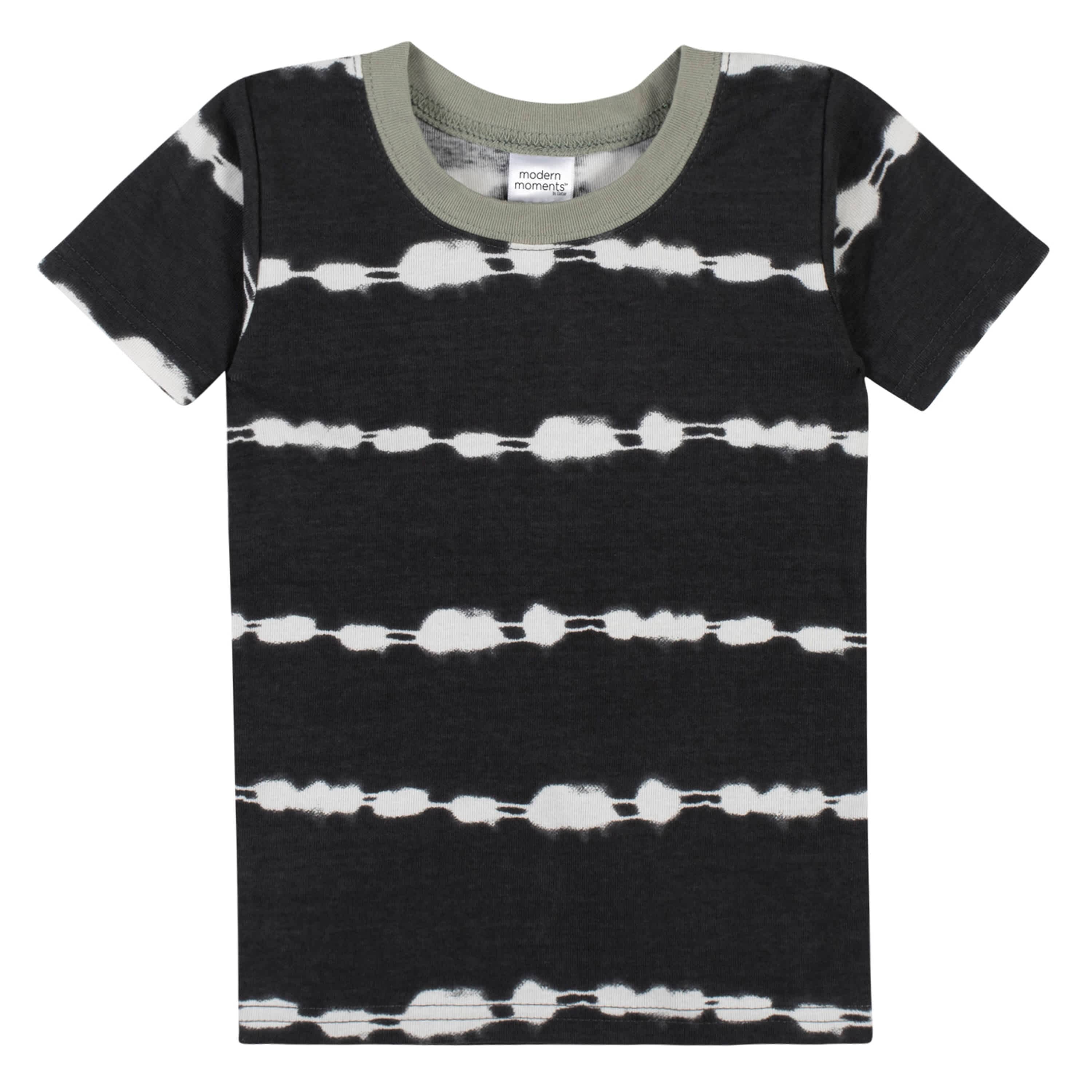 4-Piece Infant & Toddler Boys Tie Dye Stripe Snug Fit Pajamas - Image 4