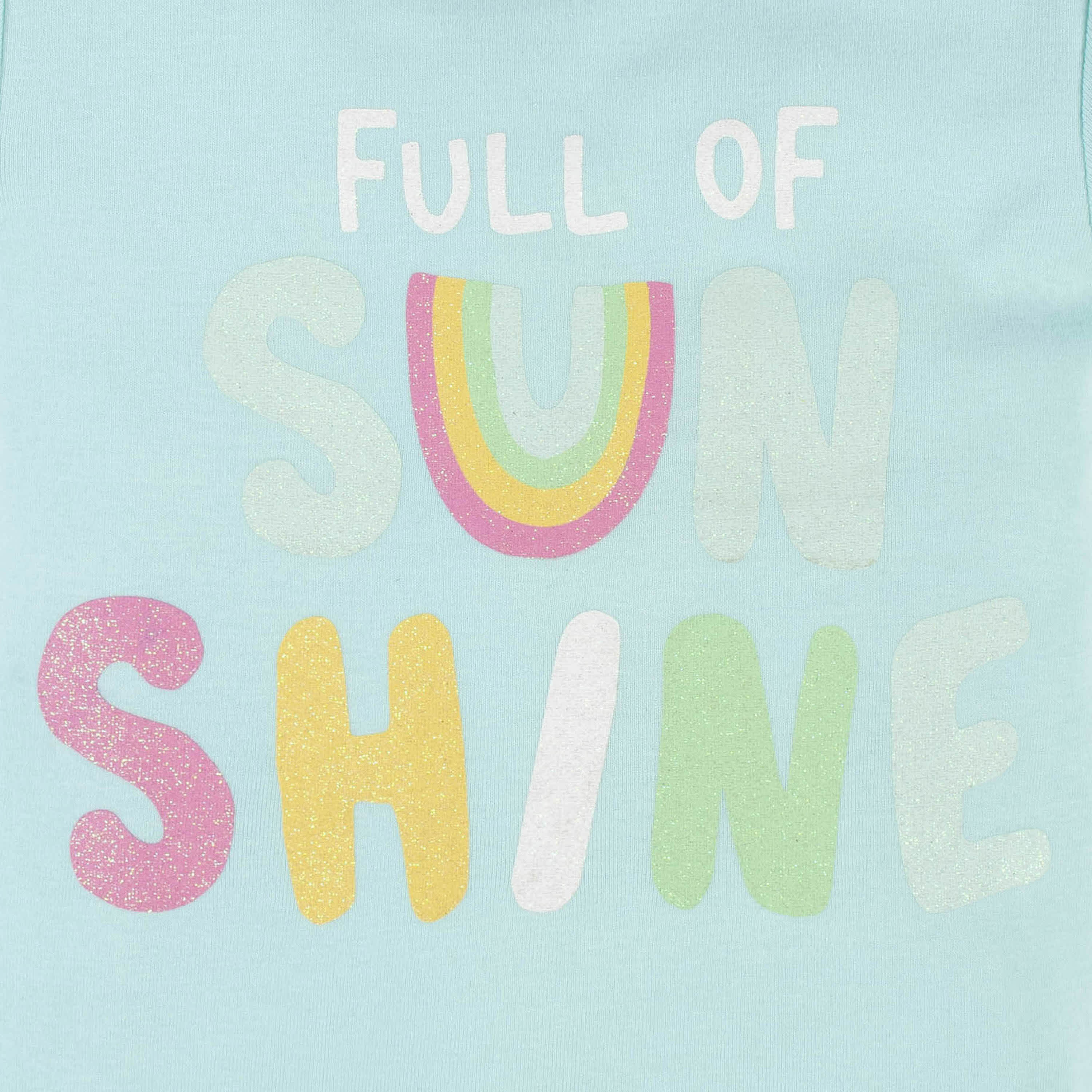 4-Piece Infant & Toddler Girls Dots Of Rainbows Tees, Skort & Pants Set - Image 3