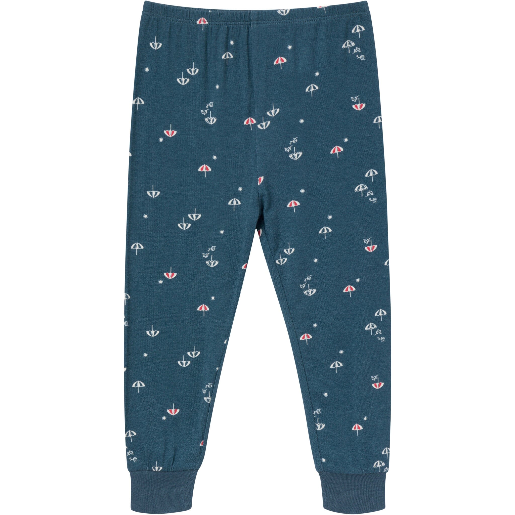 4-Piece Infant & Toddler Neutral Blue Umbrella Viscose Snug Fitting Pajamas - Image 10