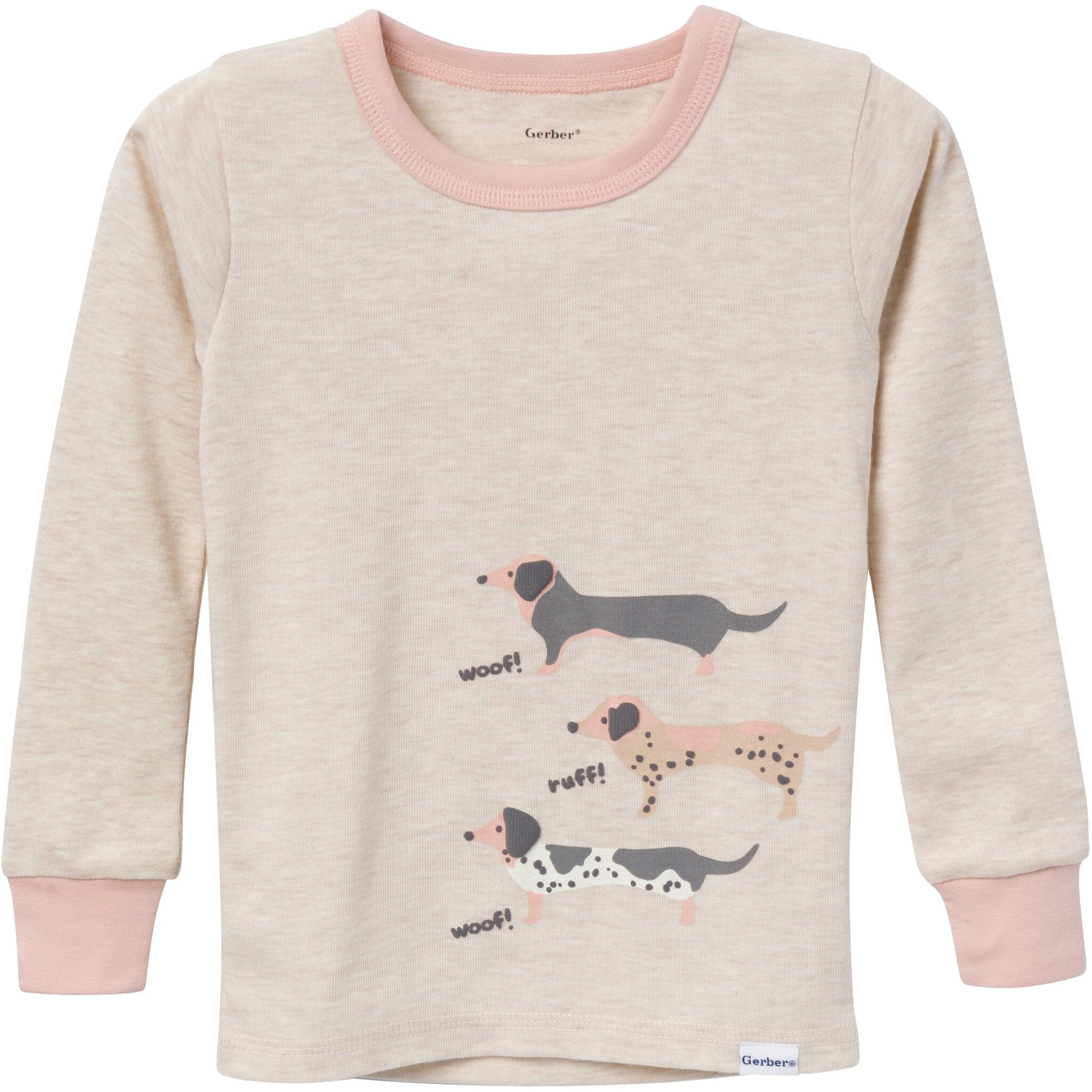 4-Piece Infant & Toddler Neutral Dog Tops and Pants Sets - Image 2