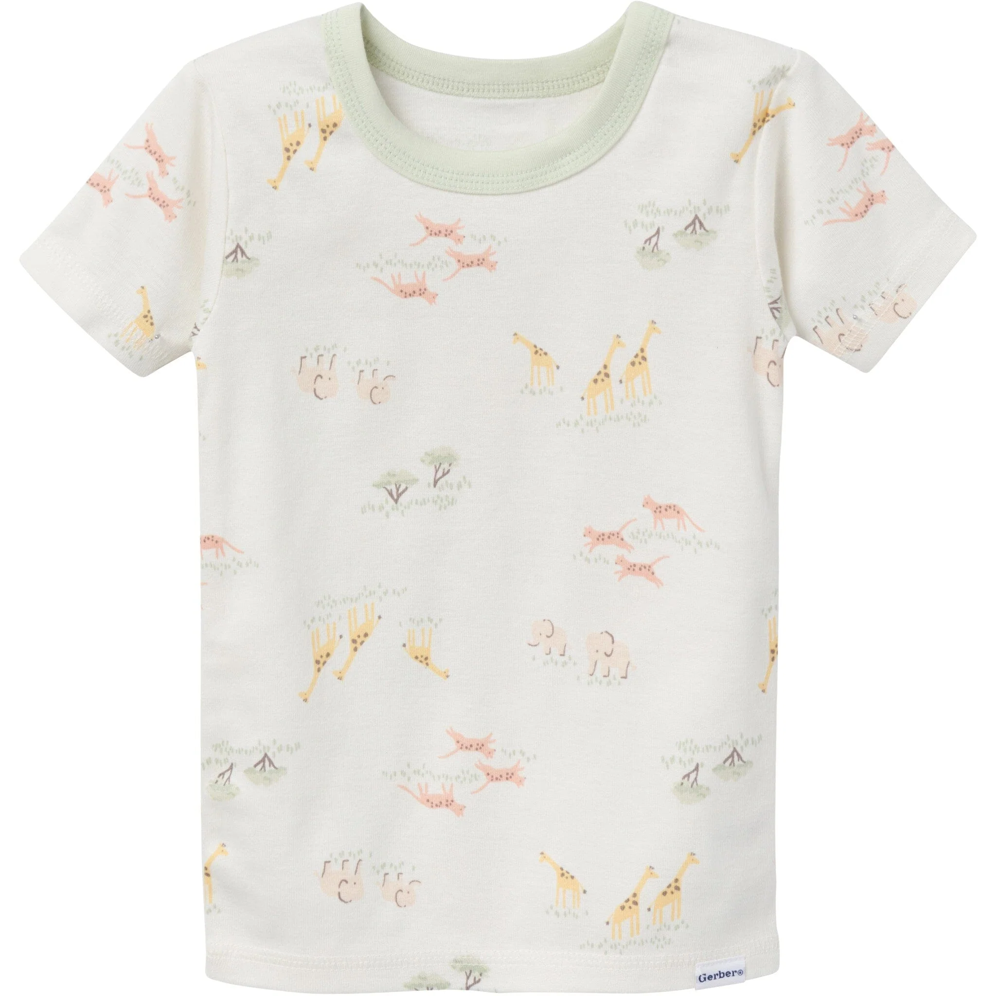 4-Piece Infant & Toddler Neutral Safari Tops and Pants Sets - Image 5