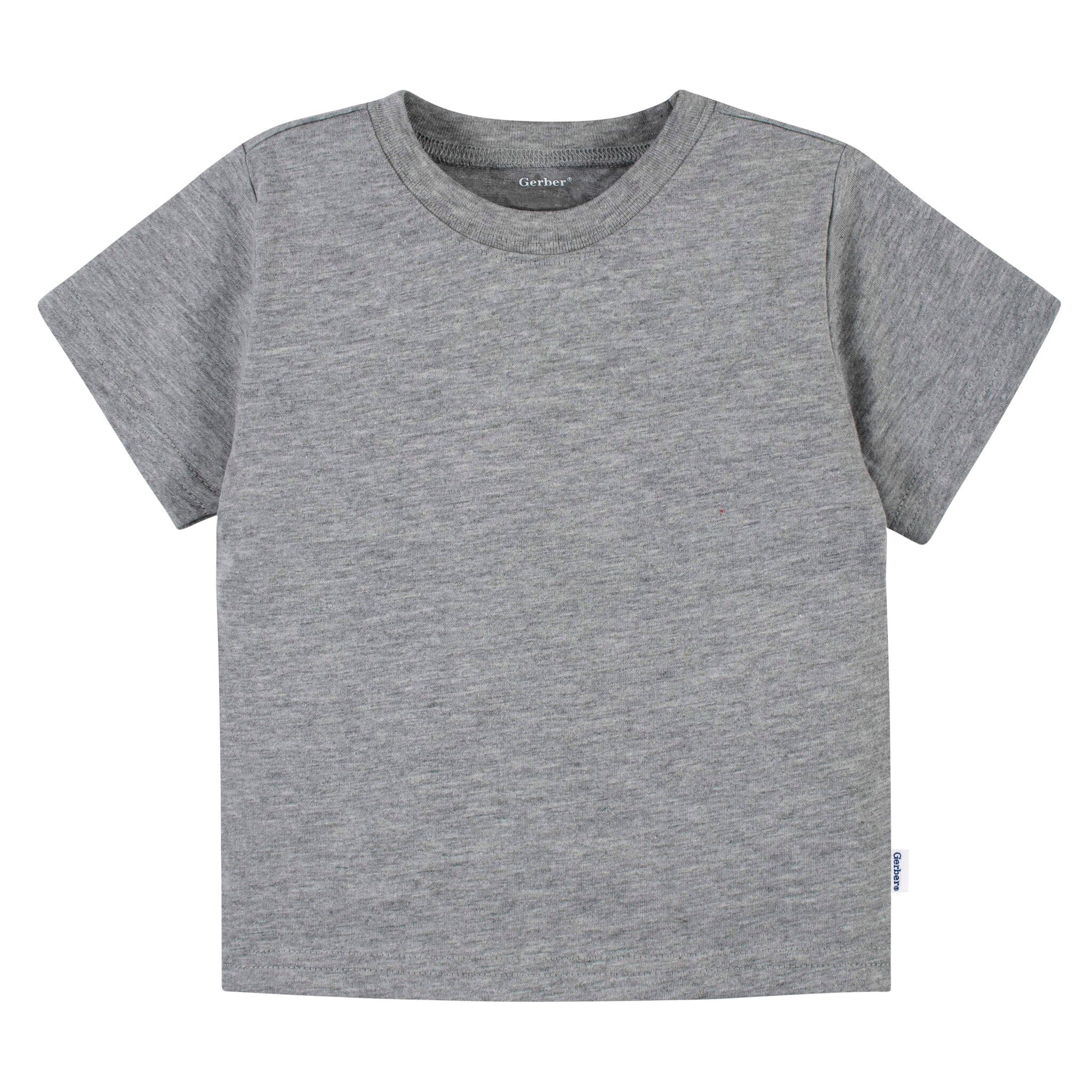 5-Pack Infant & Toddler Boys Cool Blue Short Sleeve T-Shirts - Image 4