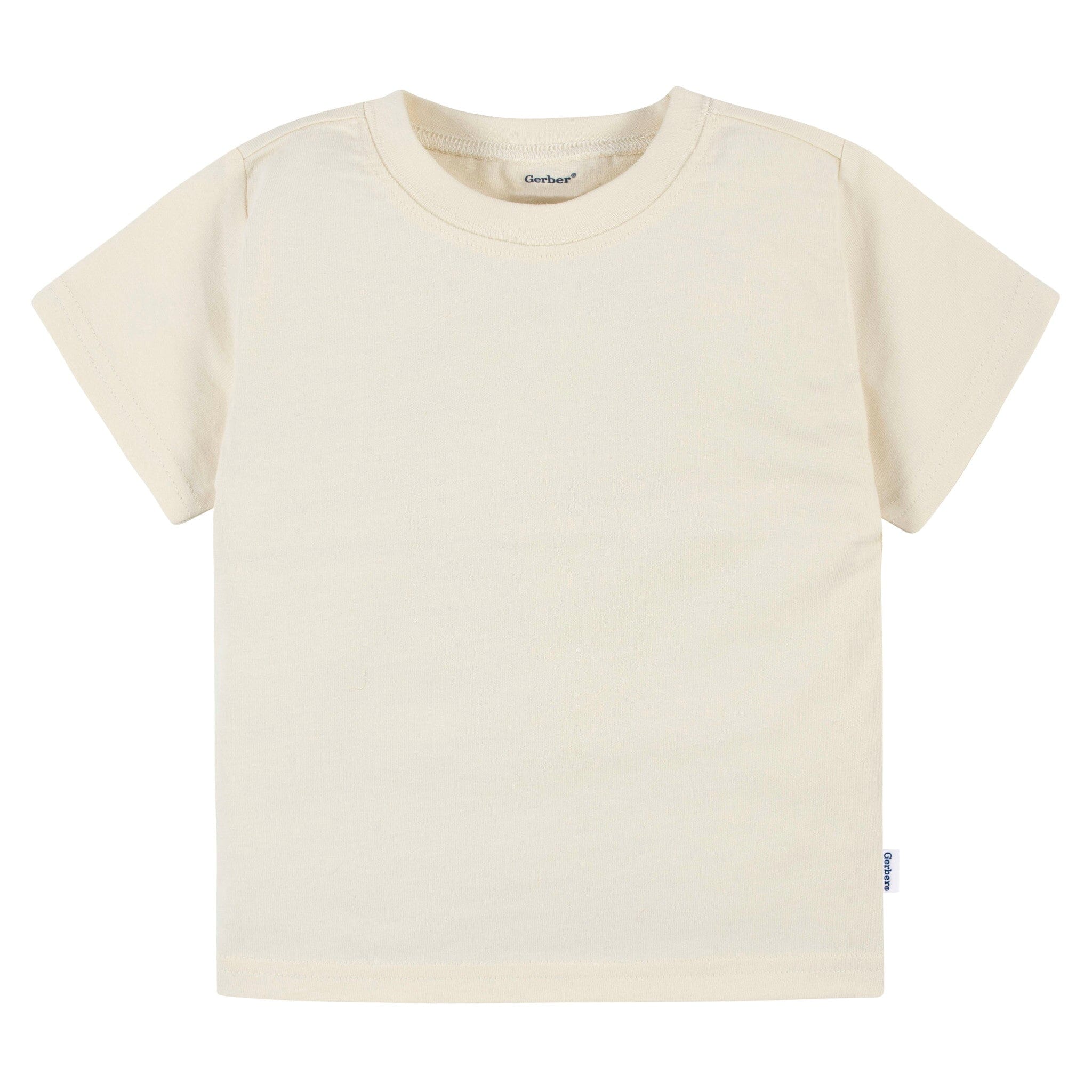 5-Pack Infant & Toddler Boys Classic Neutral Short Sleeve T-Shirts - Image 4