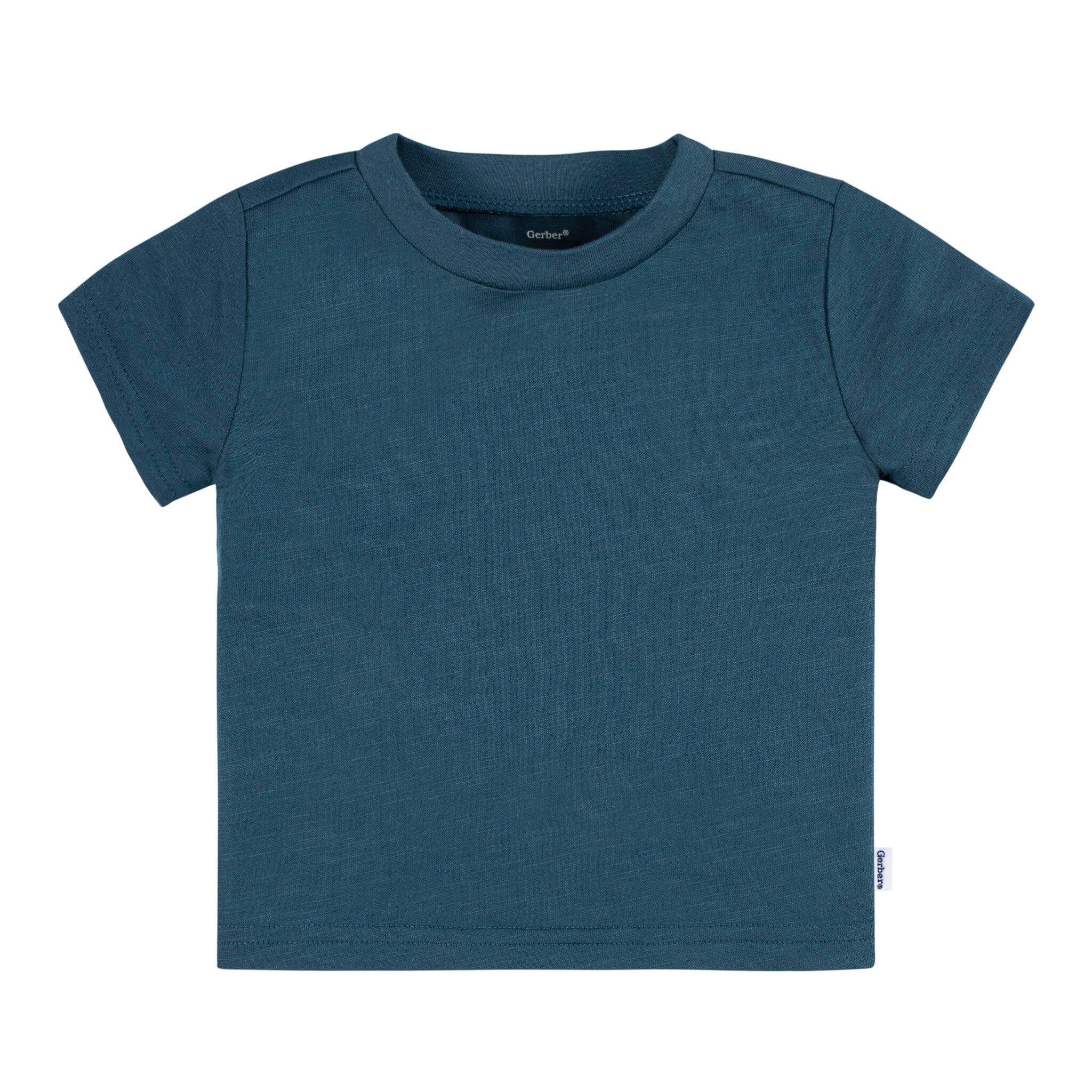5-Pack Baby Neutral Blue & Green Short Sleeve Tees - Image 5