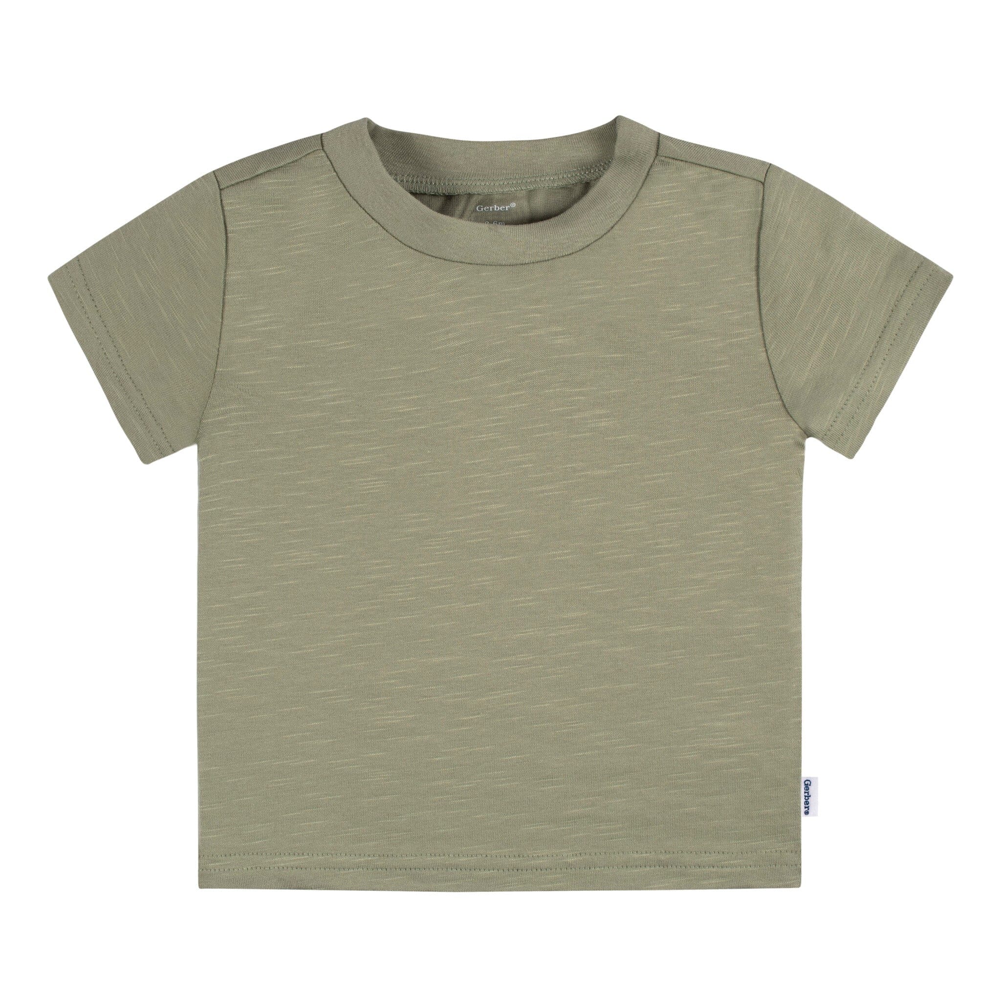 5-Pack Baby Neutral Blue & Green Short Sleeve Tees - Image 7
