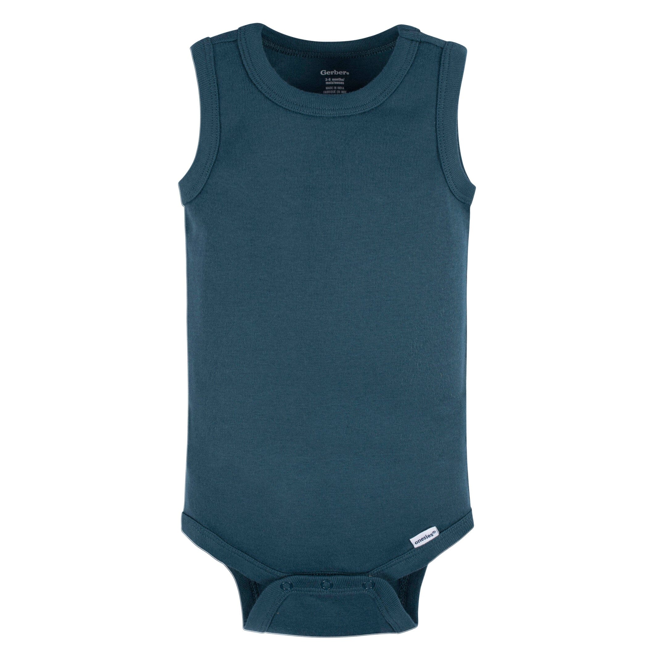 5-Pack Baby Boys Stripes Sleeveless Onesies® Bodysuits - Image 8