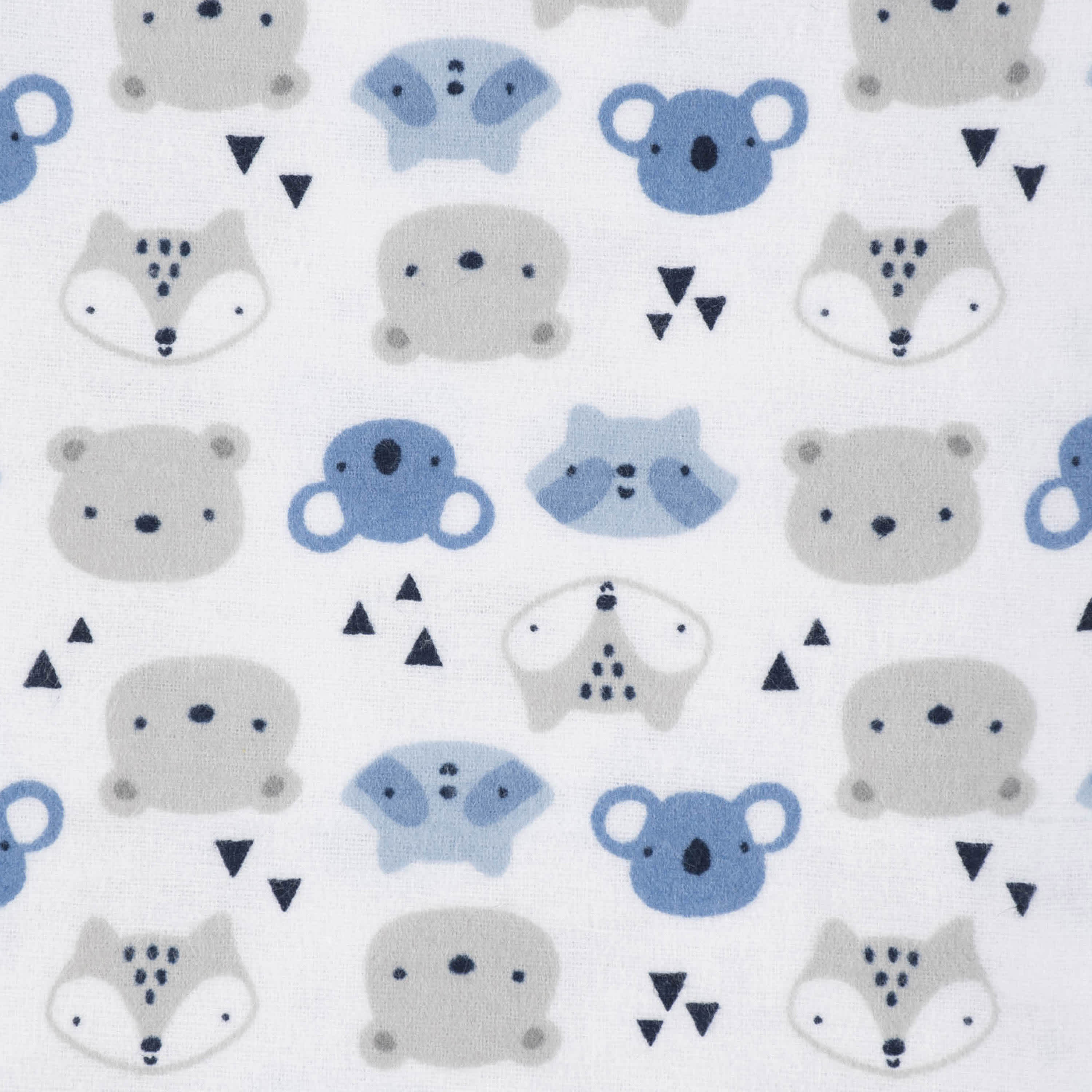 5-Pack Baby Boys Critters Flannel Receiving Blankets - Image 5