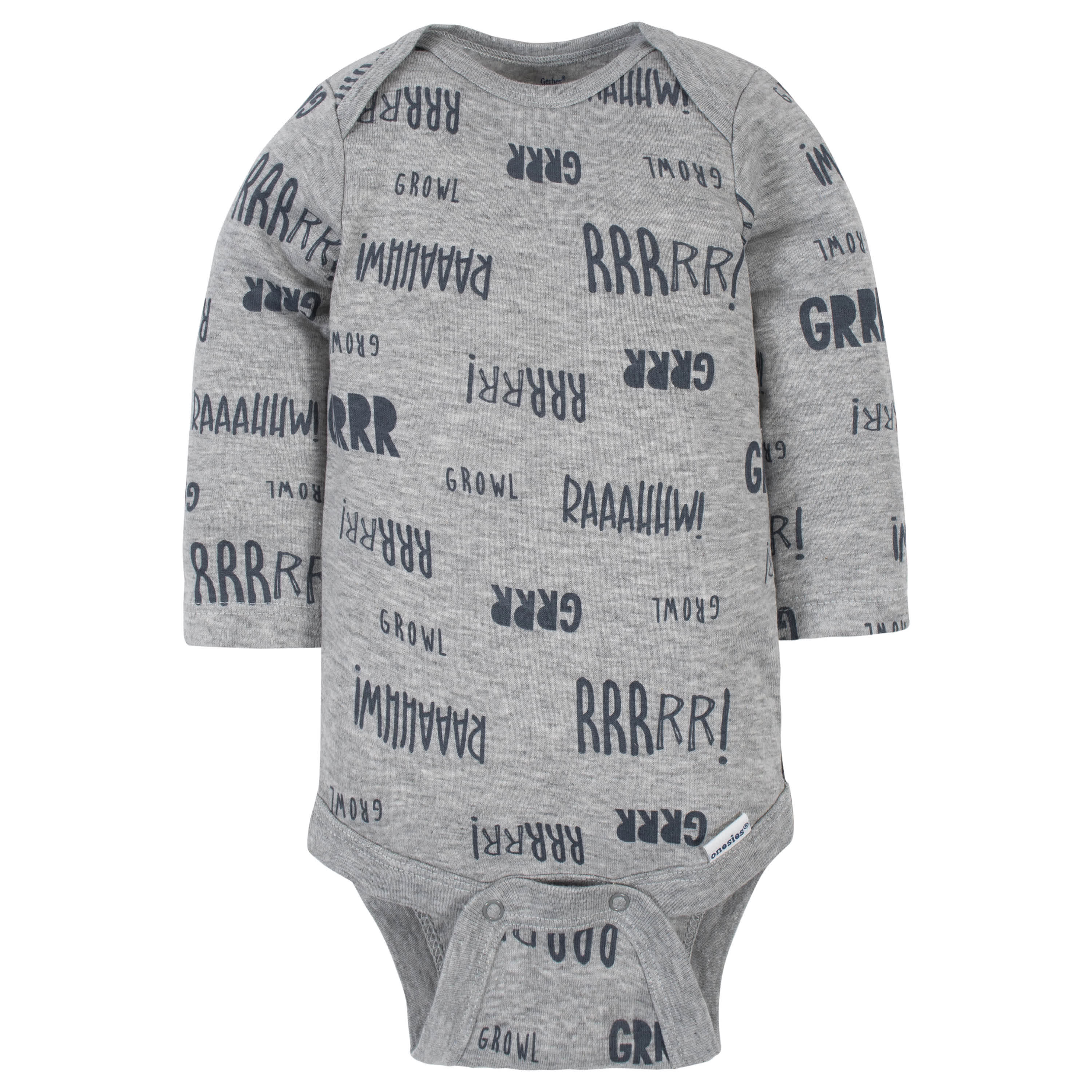 5-Pack Baby Boys Dino Long Sleeve Onesies® Bodysuits - Image 5