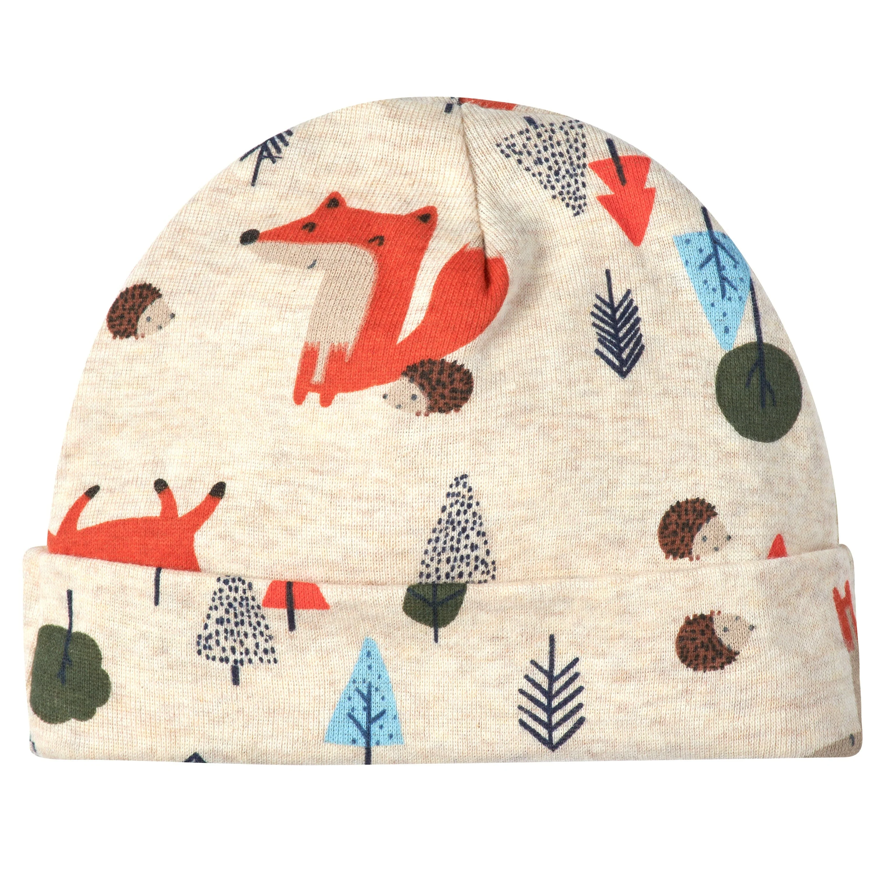 5-Pack Baby Boys Fox Caps - Image 6