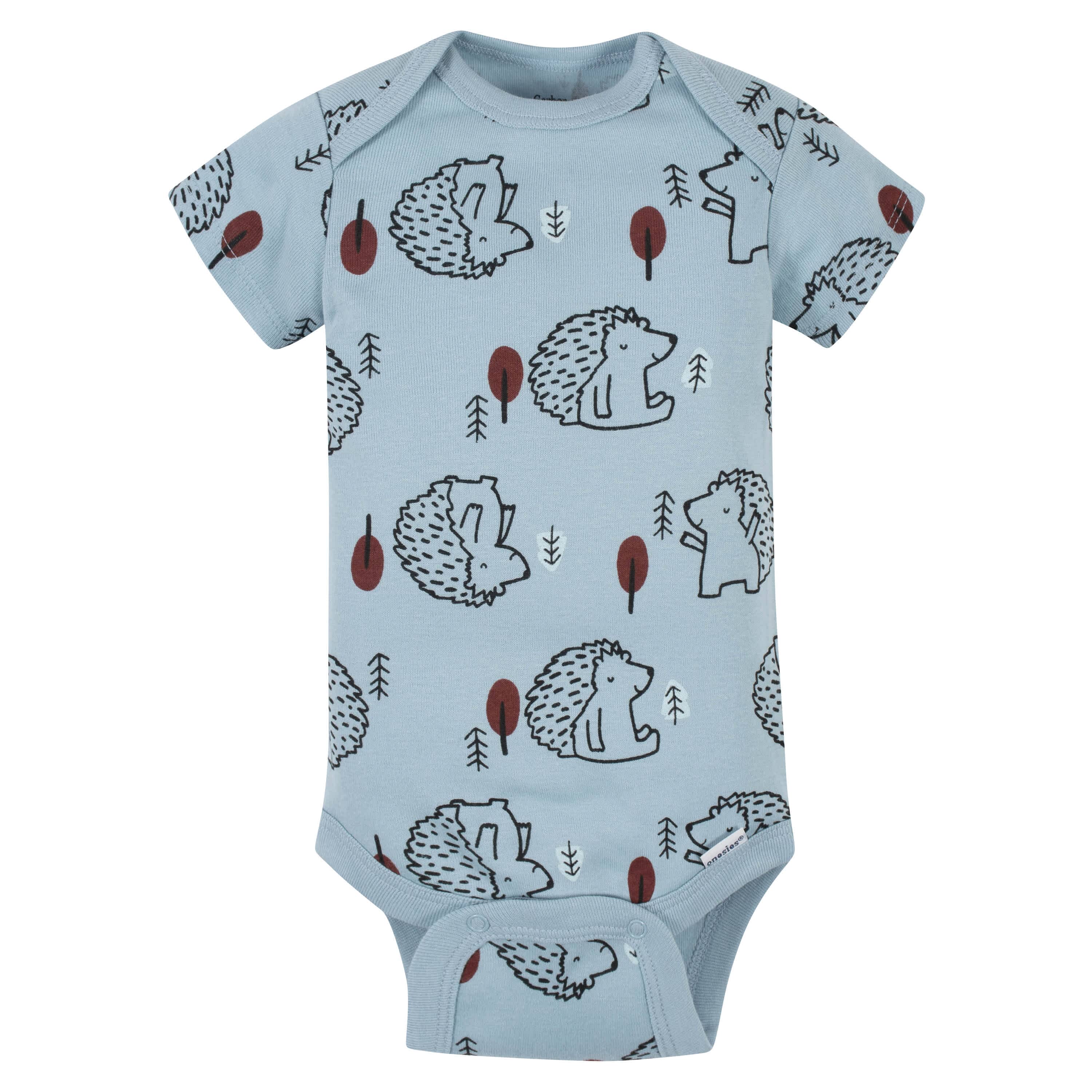 5-Pack Baby Boys Fox Short Sleeve Onesies® Bodysuits - Image 6
