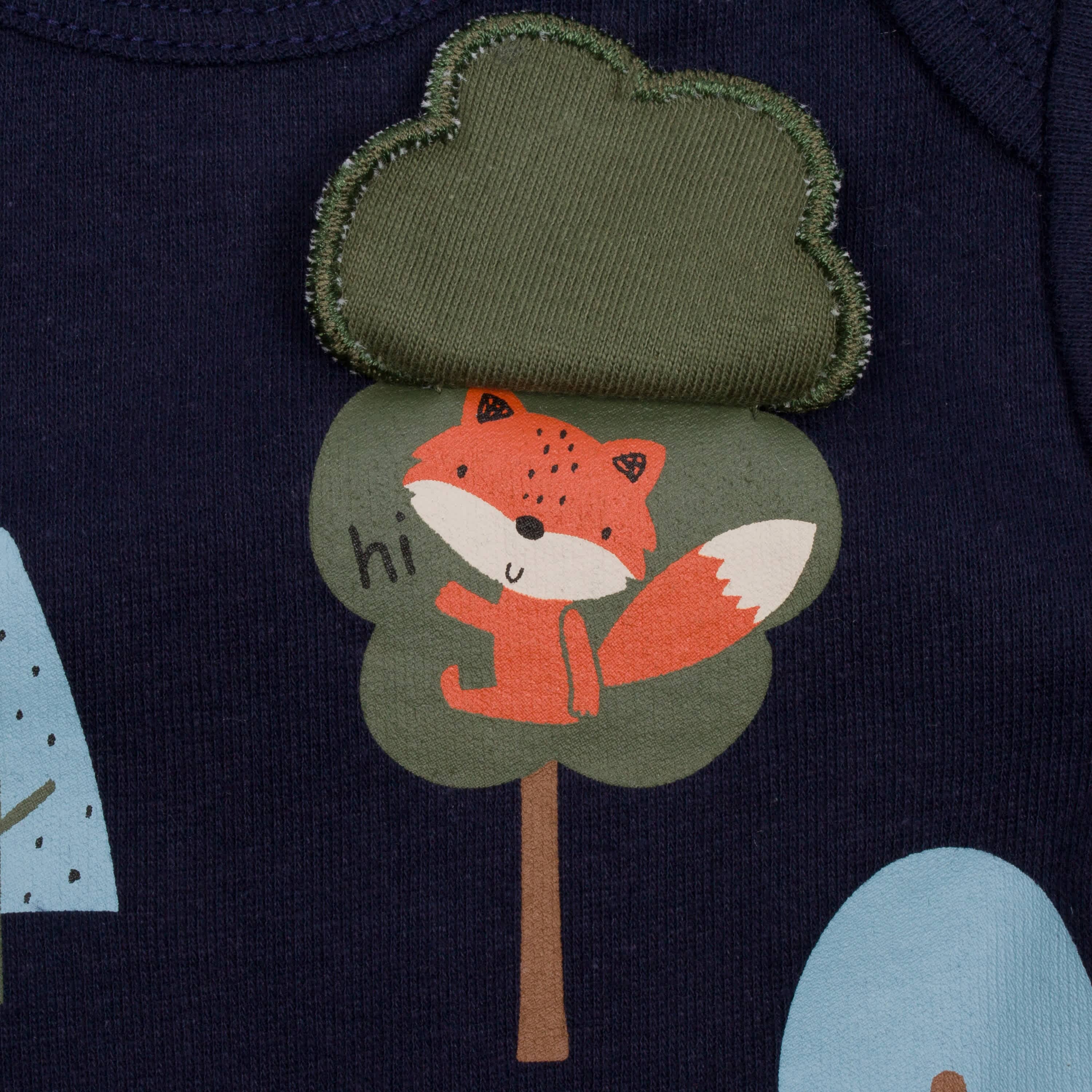 5-Pack Baby Boys Fox Short Sleeve Onesies® Bodysuits - Image 4