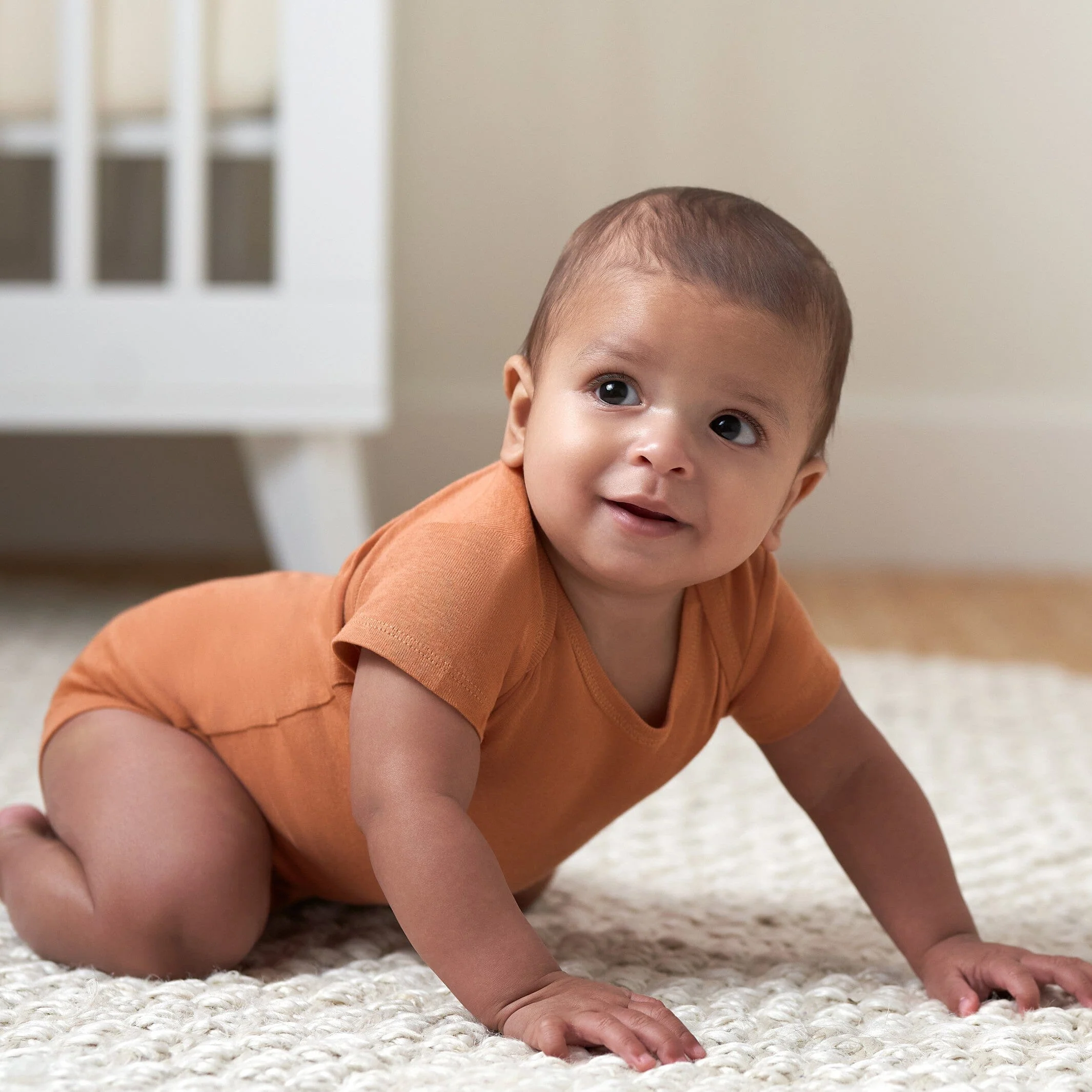 5-Pack Baby Neutral Green/ Brown Short Sleeve Onesies® Bodysuits - Image 3