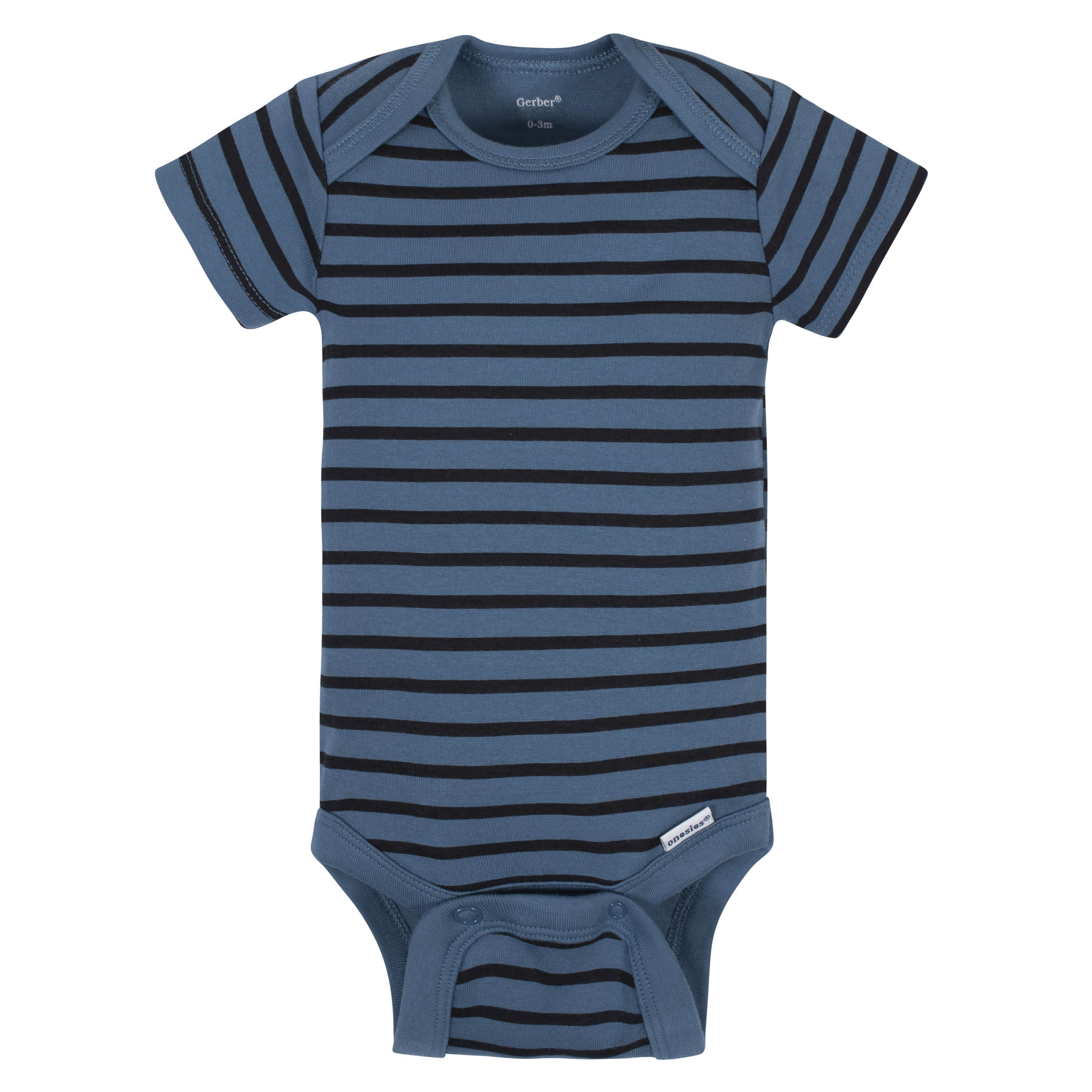 5-Pack Baby Boys Comfy Stretch Badger Short Sleeve Onesies® Bodysuits - Image 5